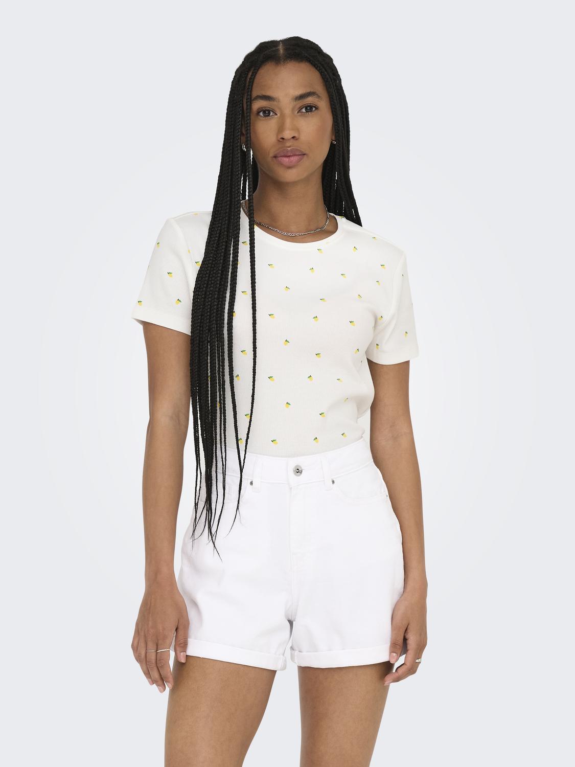 ONLFENJA S/S AOP TOP JRS NOOS