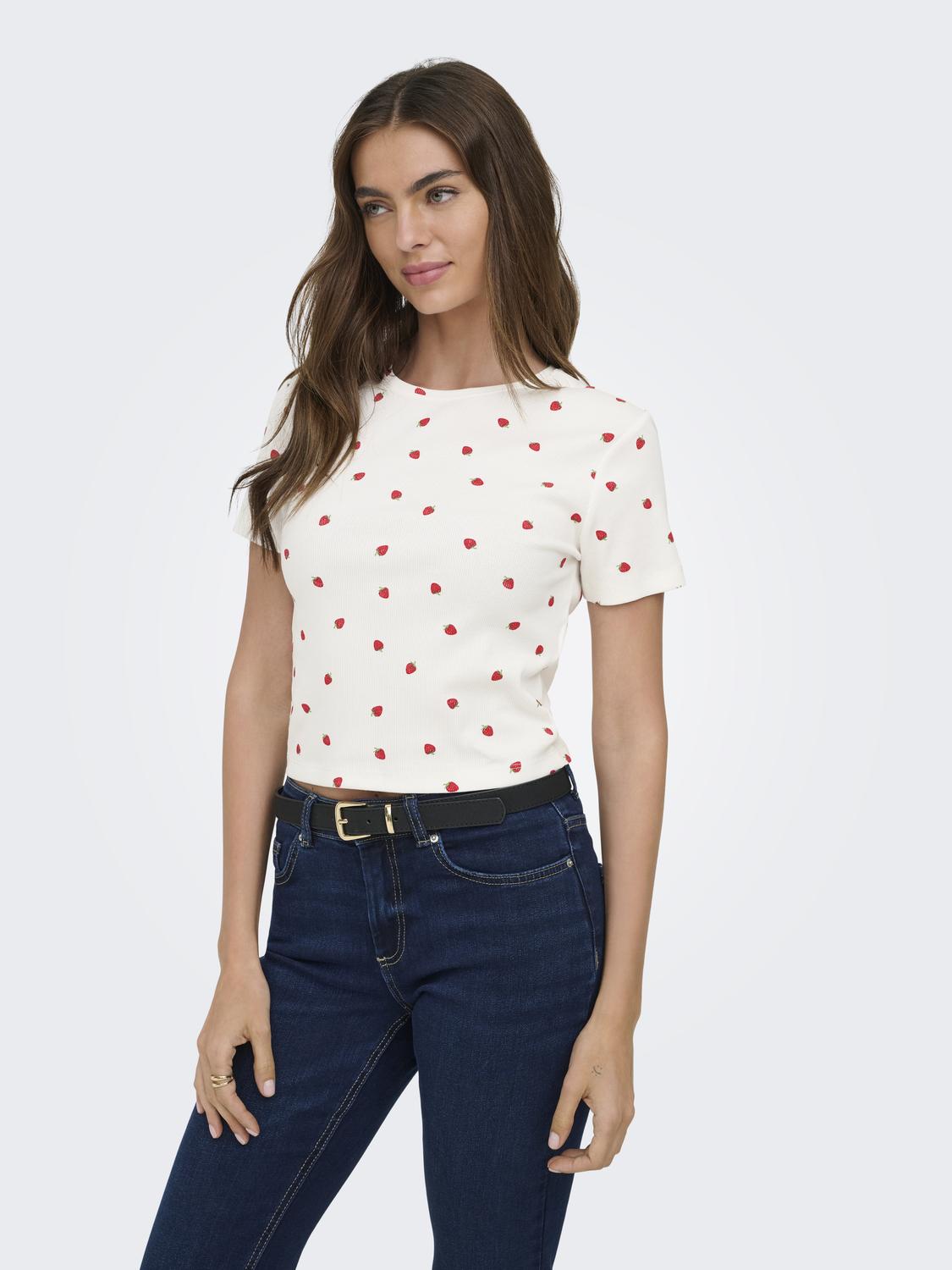 ONLFENJA S/S AOP TOP JRS NOOS