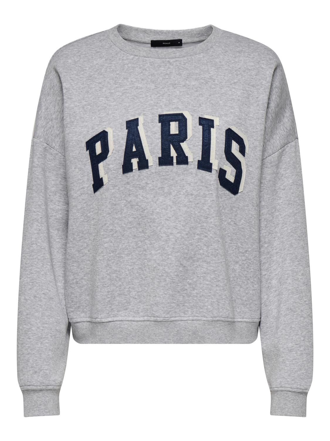PGSWEAT Casual sweatshirt med O-hals og lange ærmer