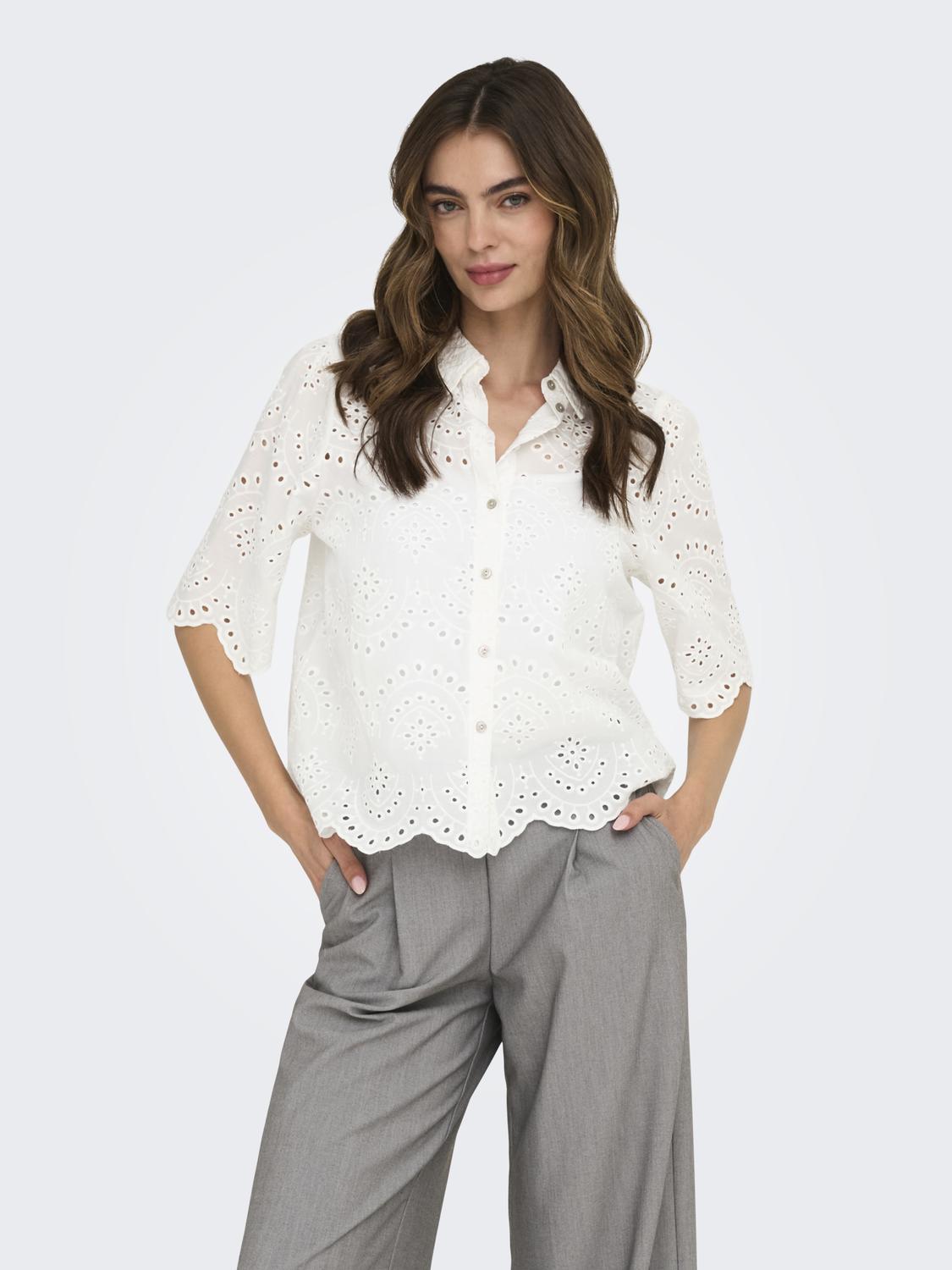 ONLVALAIS S/S SHIRT WVN NOOS