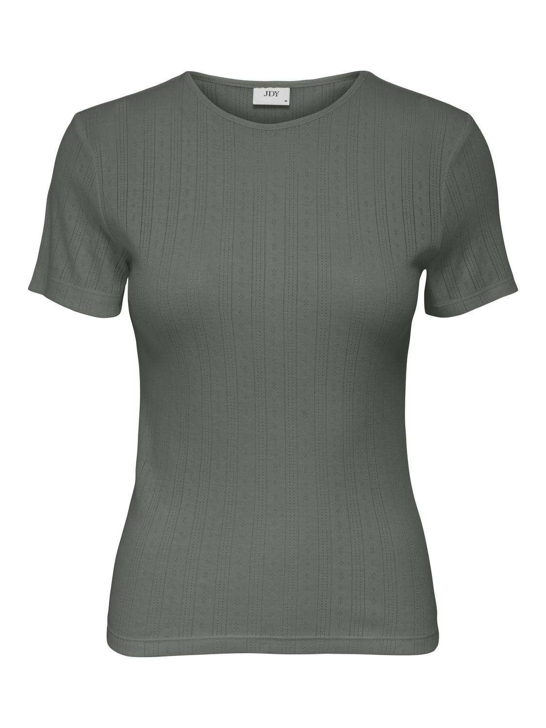 JDYSALSA MIA LIFE S/S O NECK TOP JR NOOS