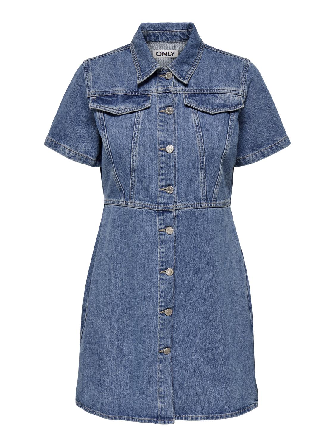 ONLMALIA S/S DNM DRESS AKM - 3