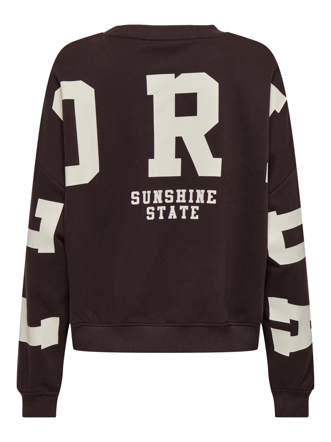 ONLSWEAT Sweatshirt med løs pasform med O-hals til fritidsbrug - 7