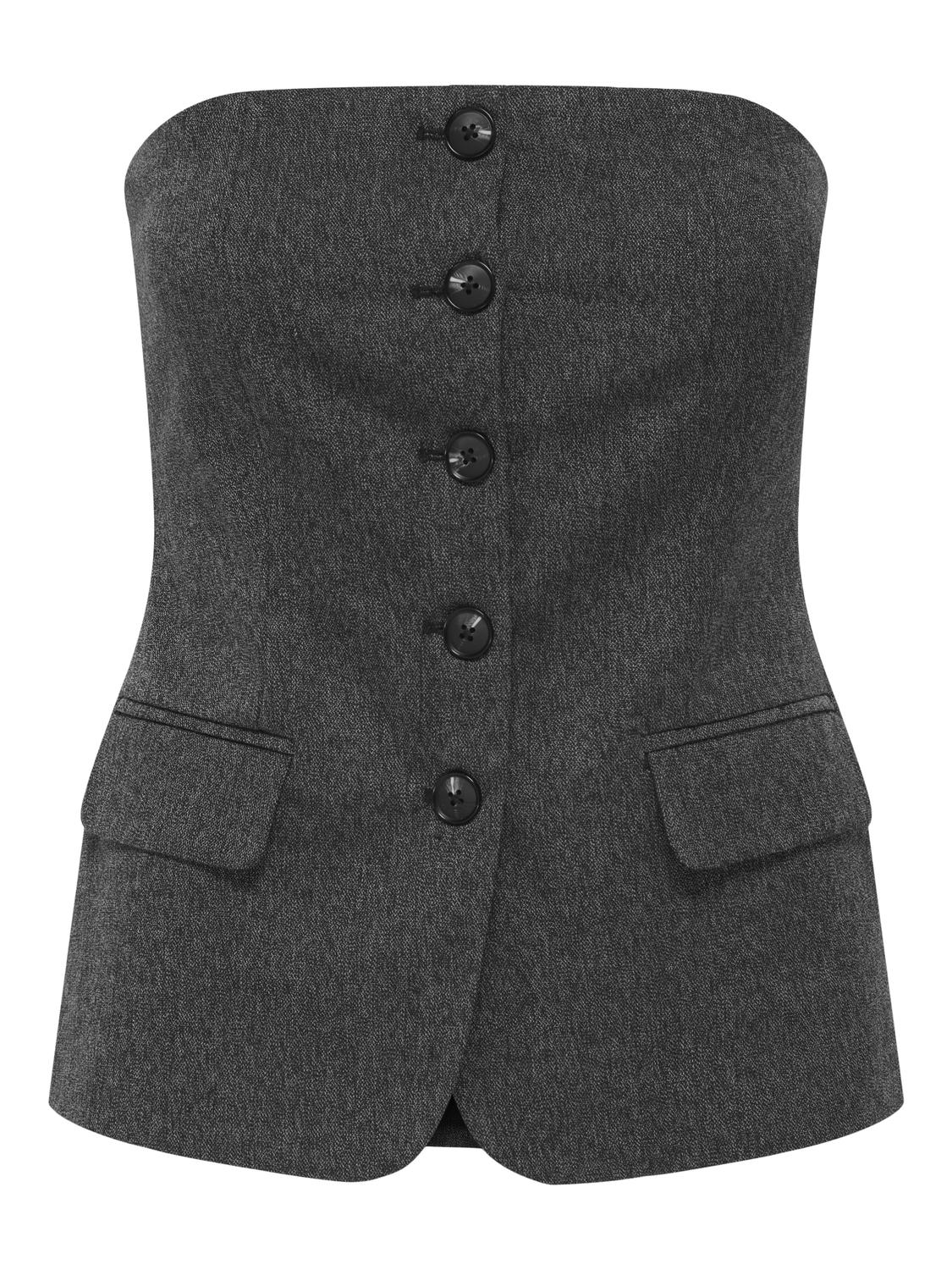 ONLMARNIE S/L BUT TUBE WAISTCOAT TLR - 3