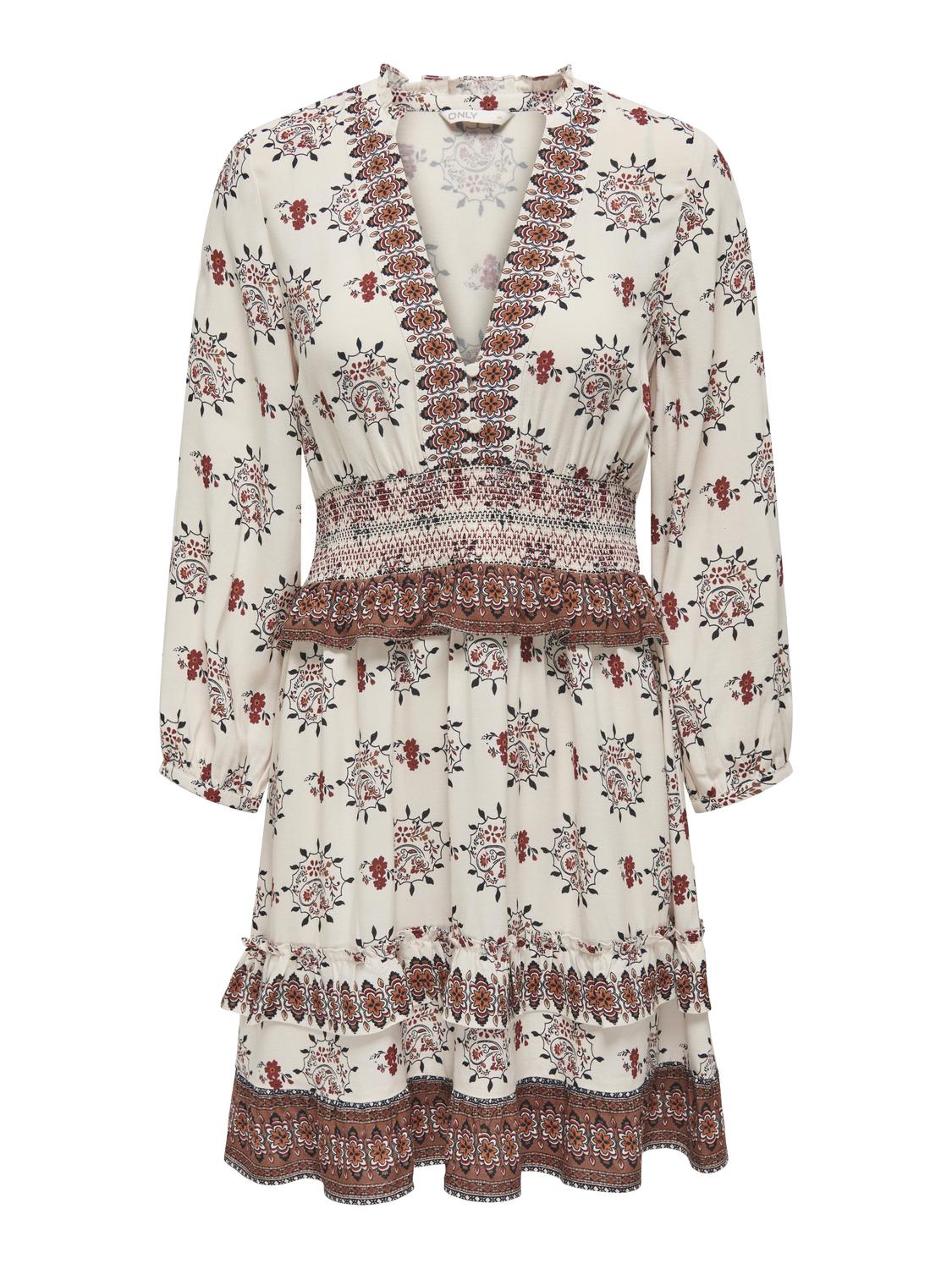 PGPASSI LIFE 3/4 SHORT DRESS WVN
