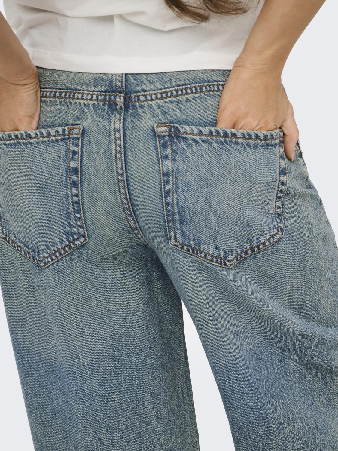 JDYCARINA HW ASYMMETRIC WIDE JEANS DNM - 6