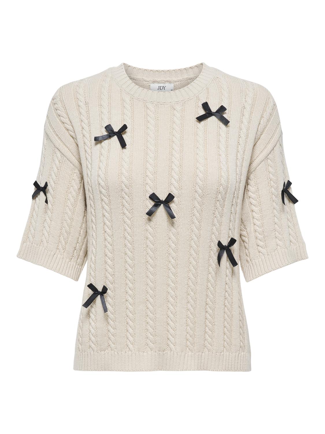 JDYBOW S/S CABLE PULLOVER KNT - 3