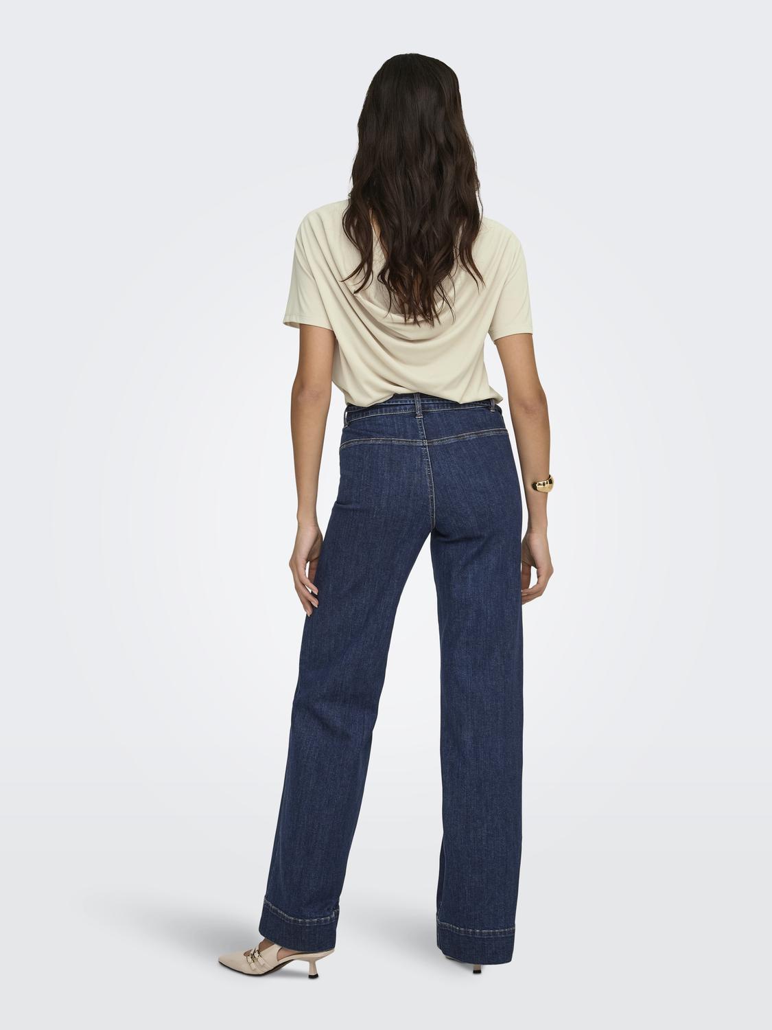 ONLMADISON HW WIDE ROSE BELT DNM GUA - 2