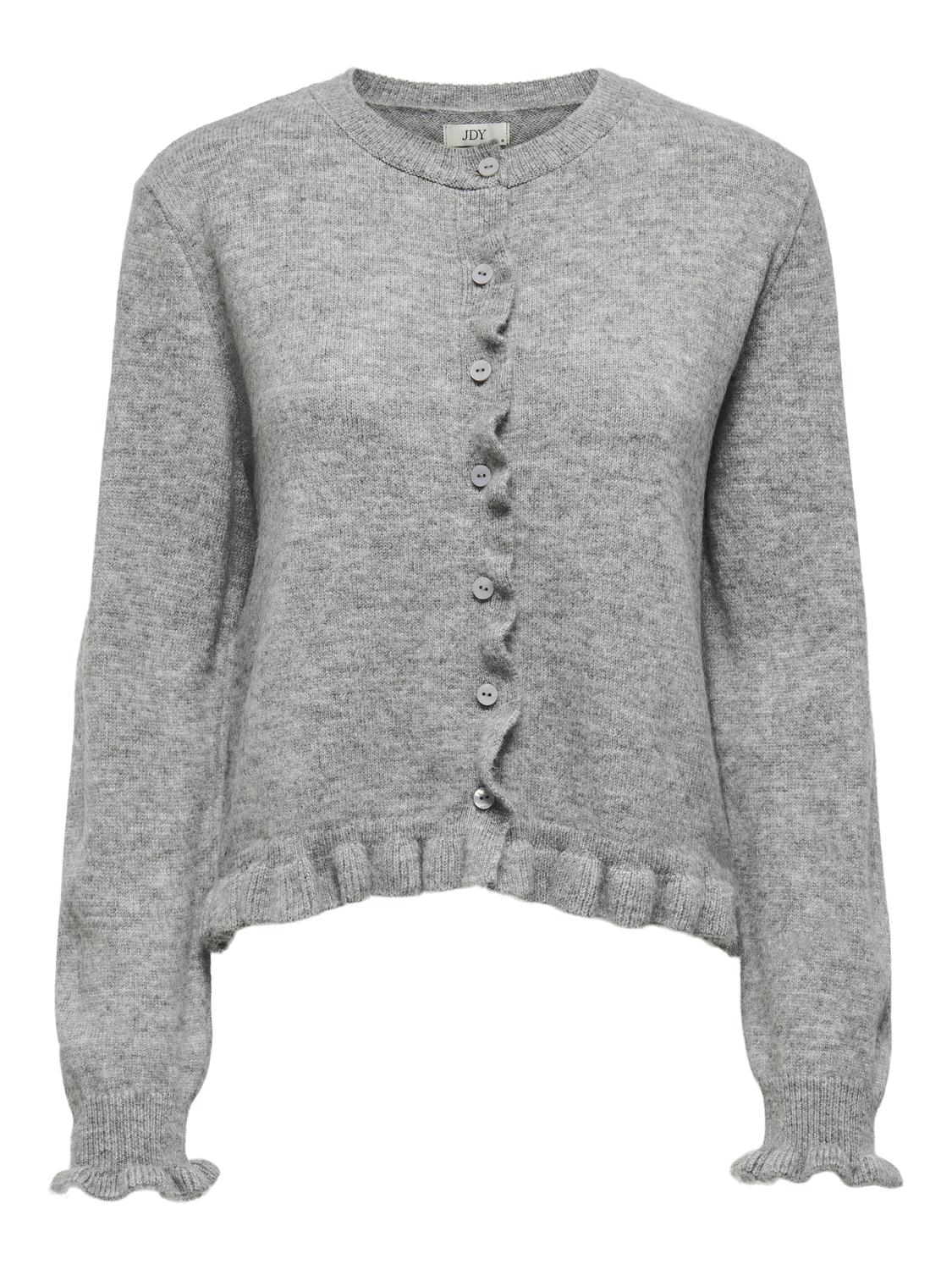 JDYLETTY L/S ON FRILL CARDIGAN KNT NOOS - 3