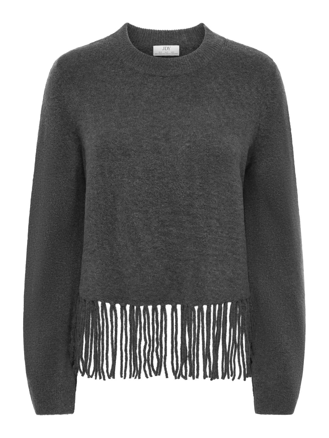 JDYANDREA L/S FRINGE PULLOVER KNT - 3