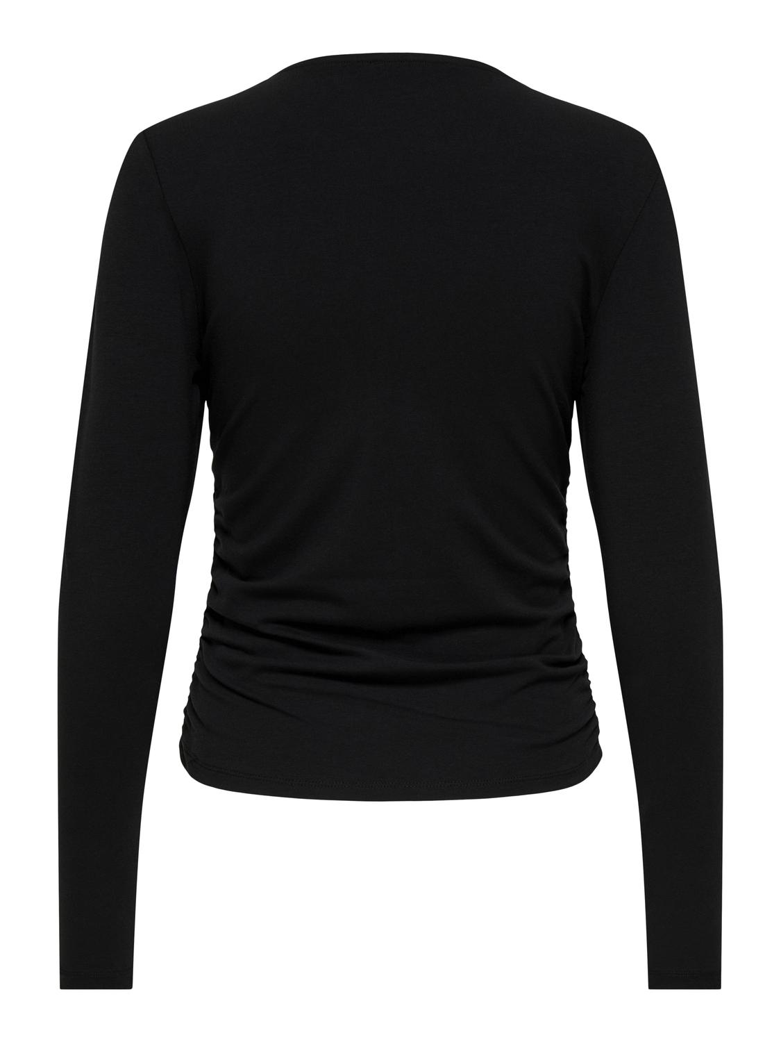 ONLMIRA LIFE L/S RUCHING TOP JRS NOOS - 2