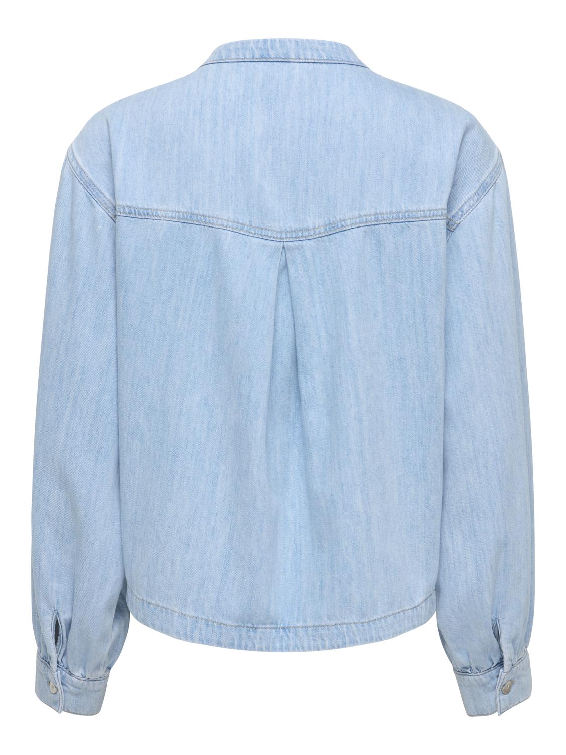 ONLBELLAMAY LS TIE DNM SHIRT CRO - 2