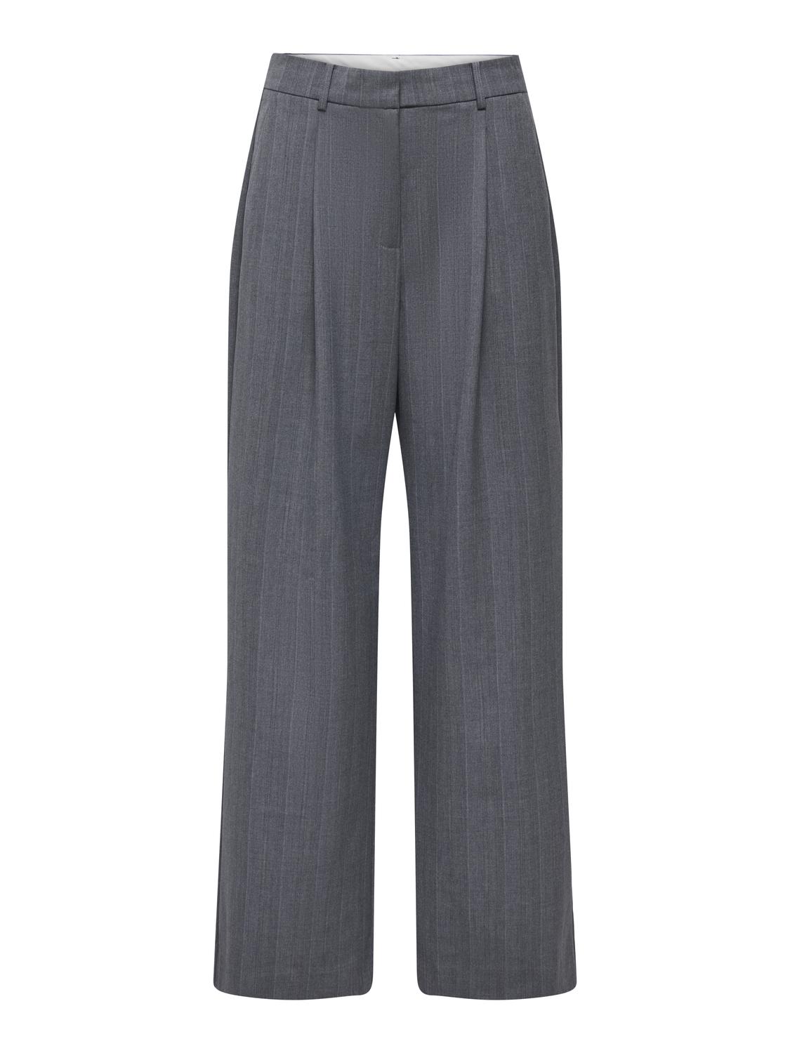 ONLJACKIE HW WIDE PINSTRIPE PANT TLR