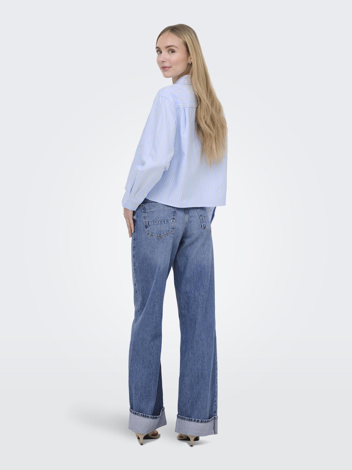 ONLELOWEN LS STRIPE SHIRT WVN EX - 2