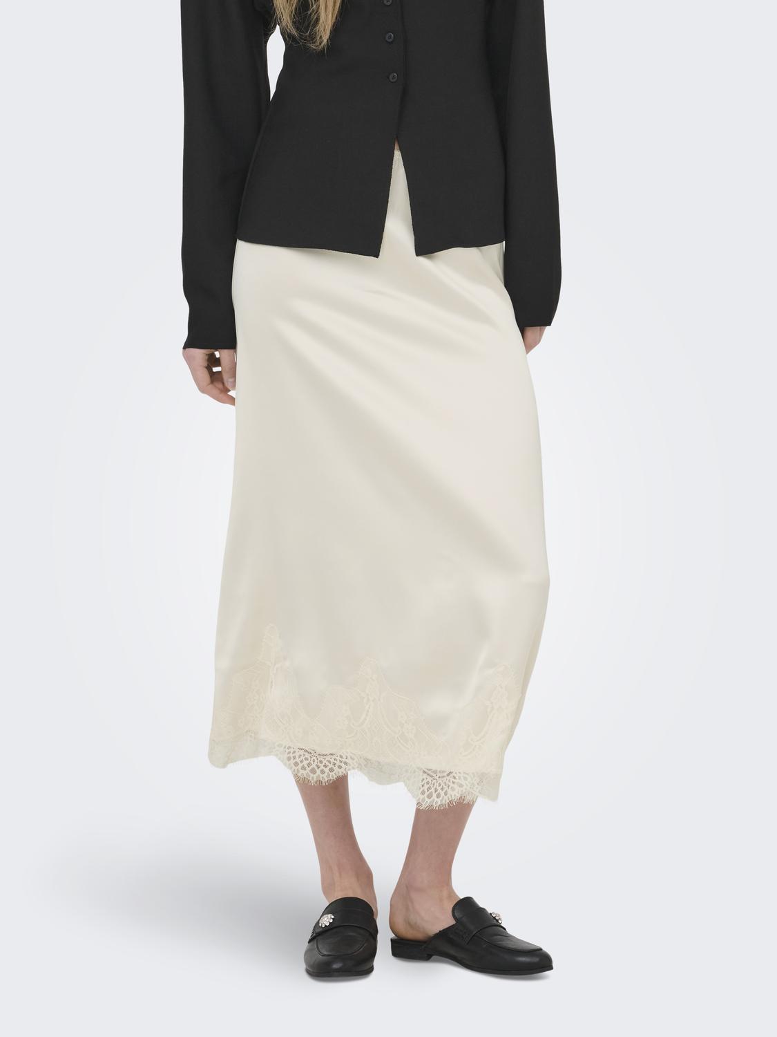 ONLBELLA SATIN LACE SKIRT WVN EX