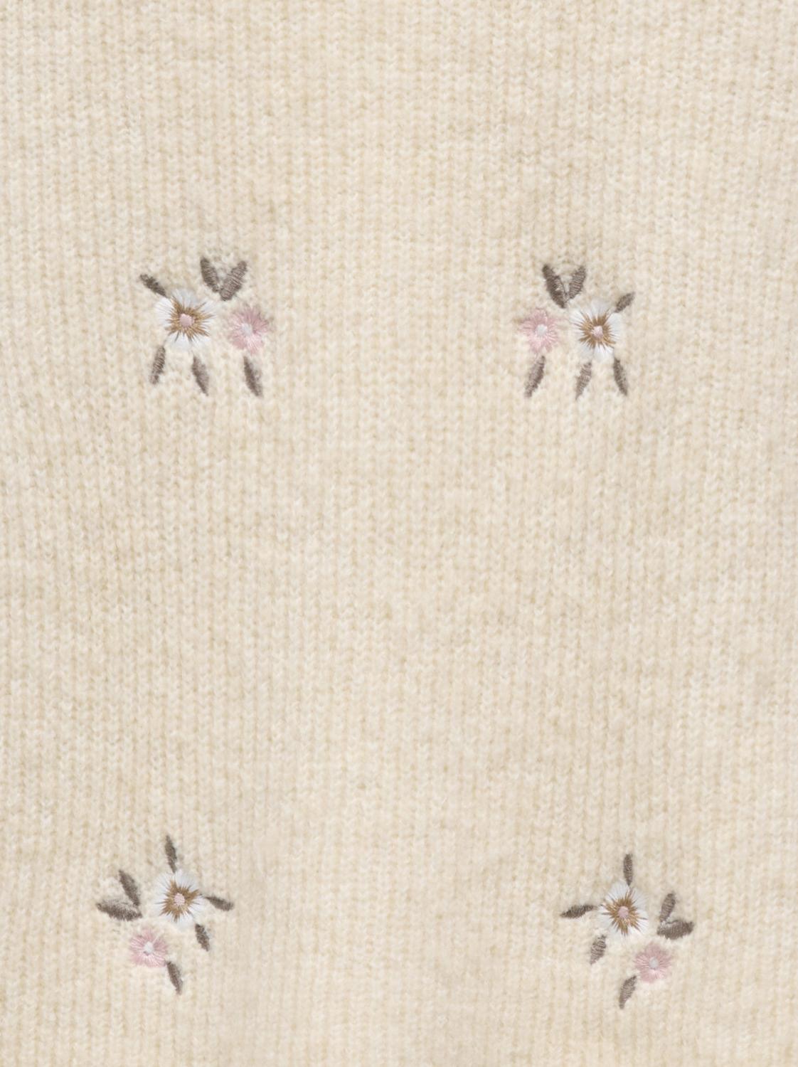 ONLOLIVIA 2/4 O-NECK EMBROIDERY EX KNT - 3