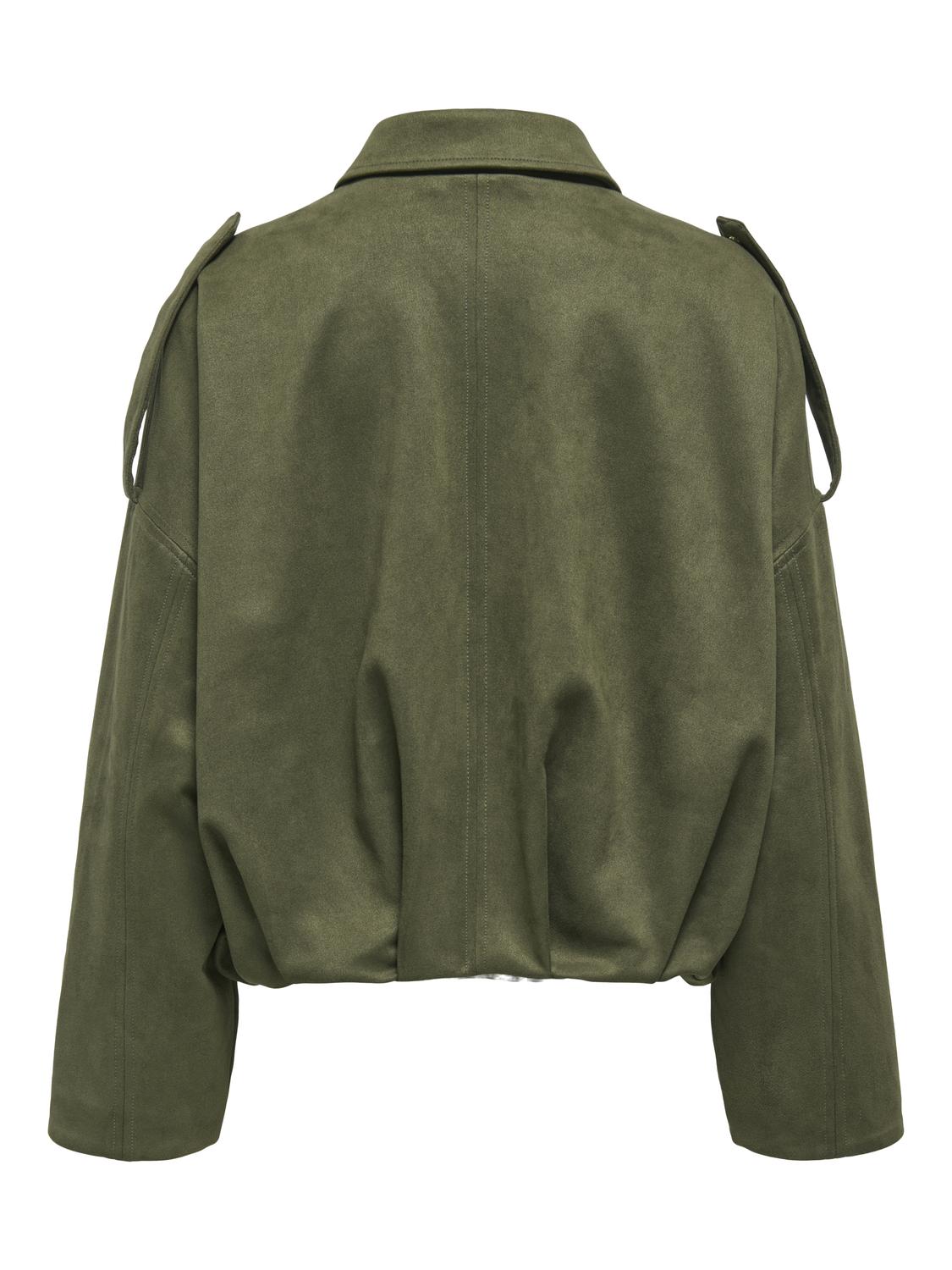 ONLMOON-STINA FAUX SUEDE BOMBER PNT NOOS - 8