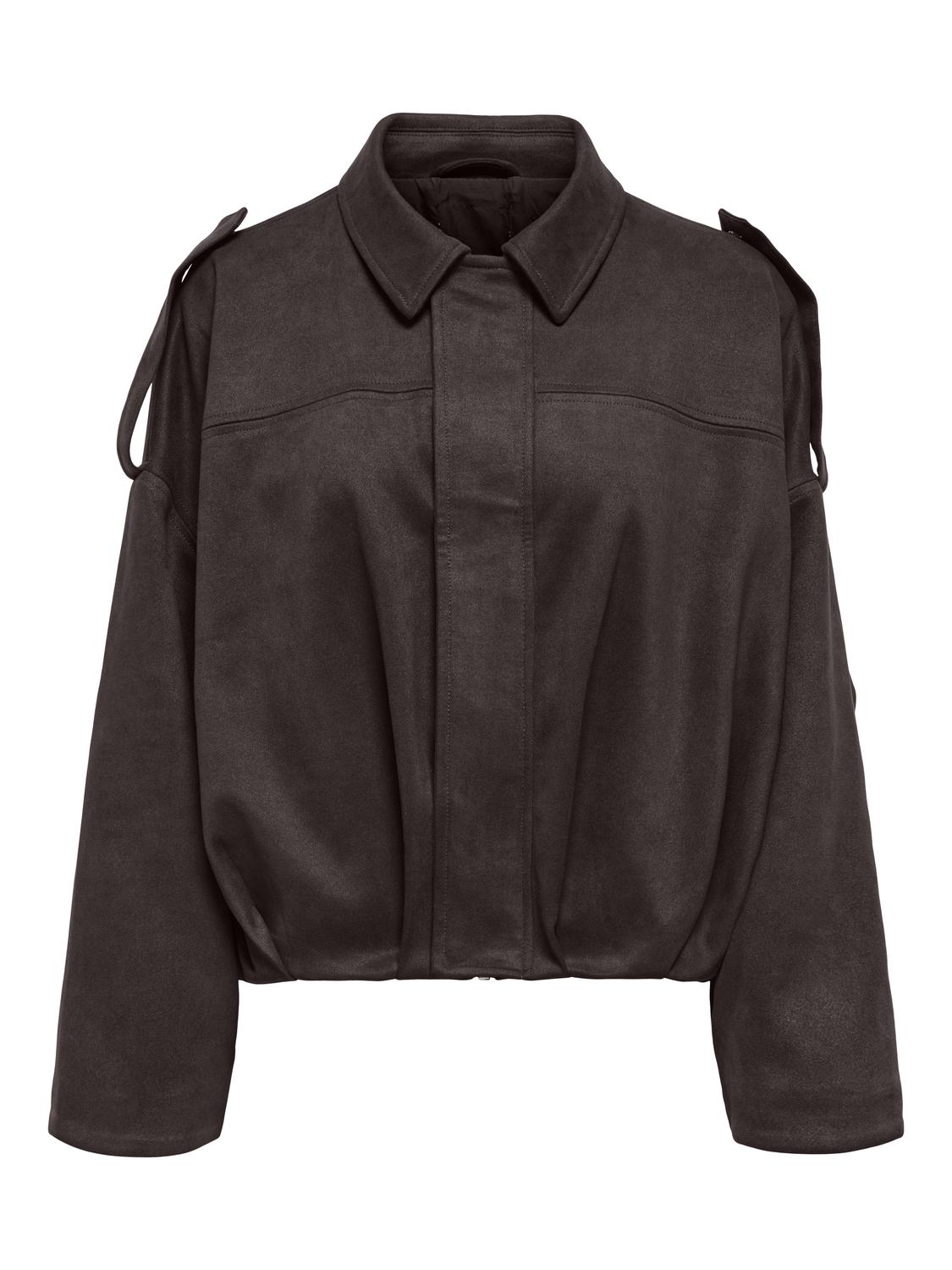 ONLMOON-STINA FAUX SUEDE BOMBER PNT NOOS