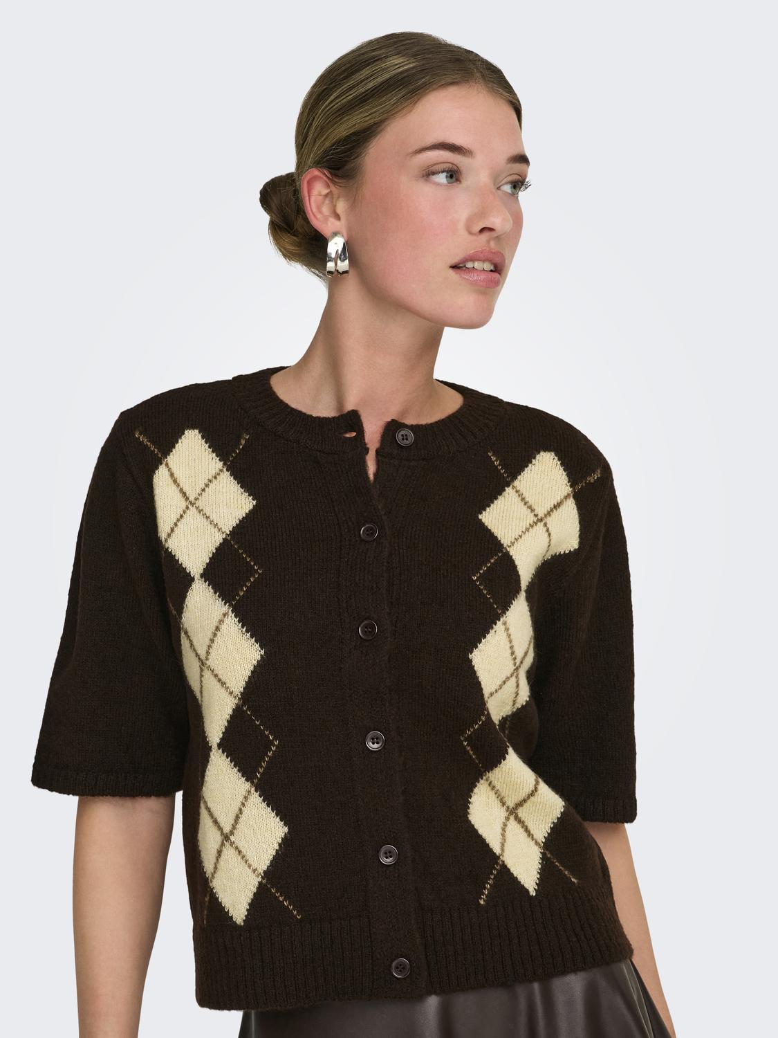 ONLARZI 2/4 JAQ O-NECK CARDIGAN KNT - 5