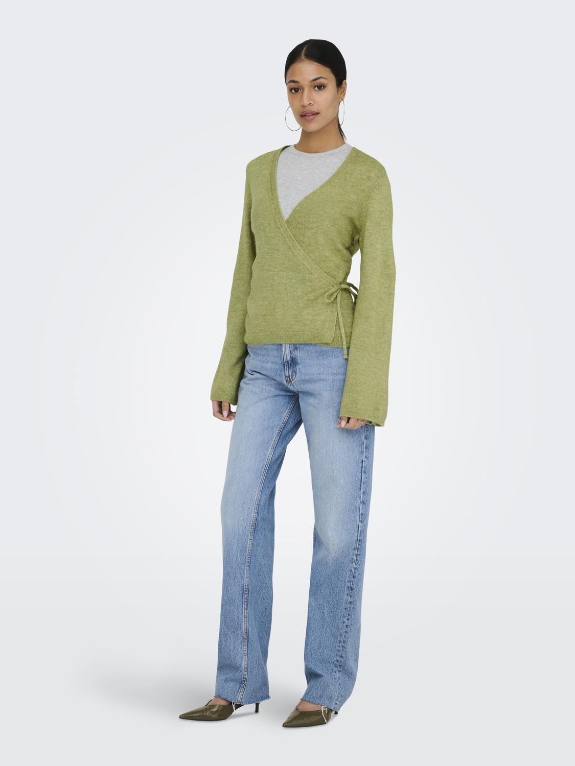JDYBECKY L/S WRAP CARDIGAN KNT - 6