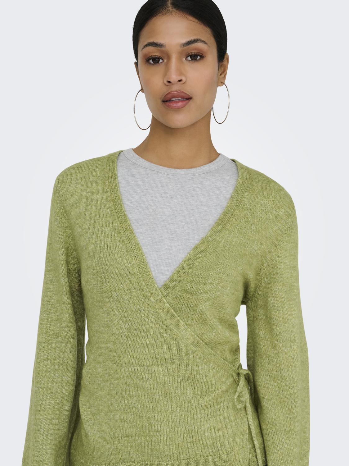 JDYBECKY L/S WRAP CARDIGAN KNT - 4