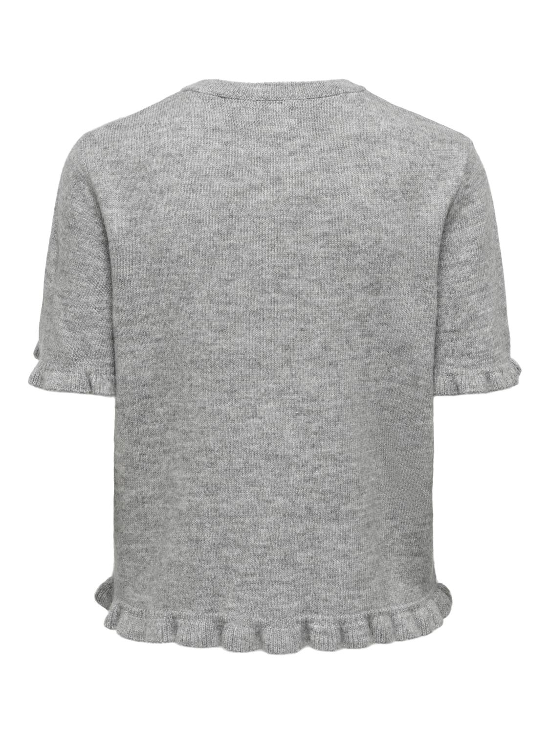 JDYLETTY S/S ON FRILL CARDIGAN KNT - 3