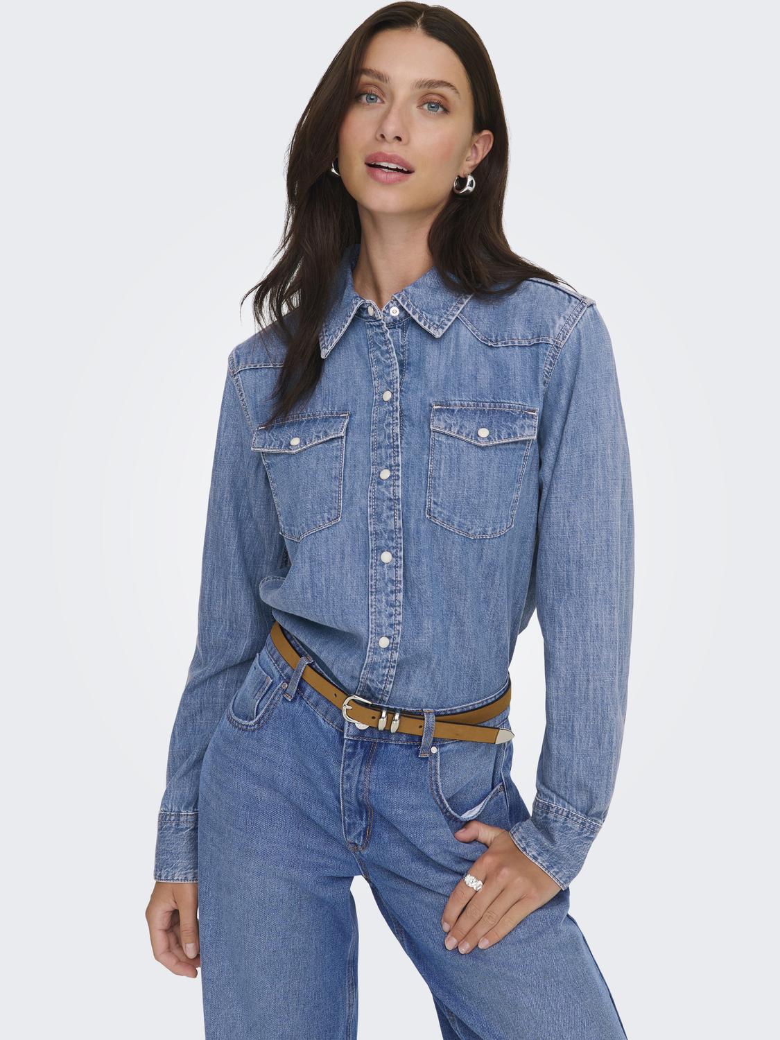 ONLCHARLIZE LS DNM SHIRT AKM NOOS - 4