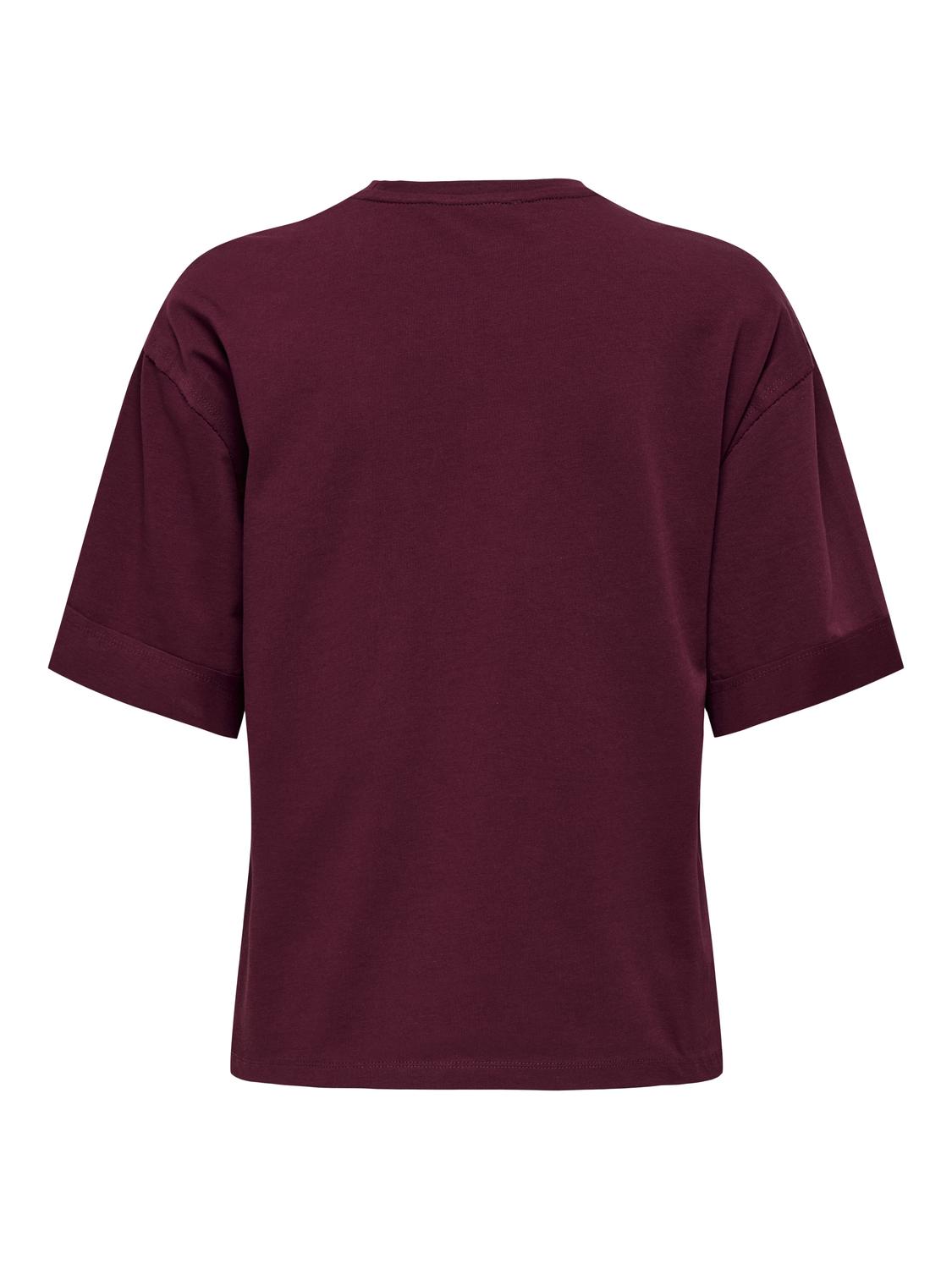 PGBEA Dame O-hals basic top med korte ærmer - 2