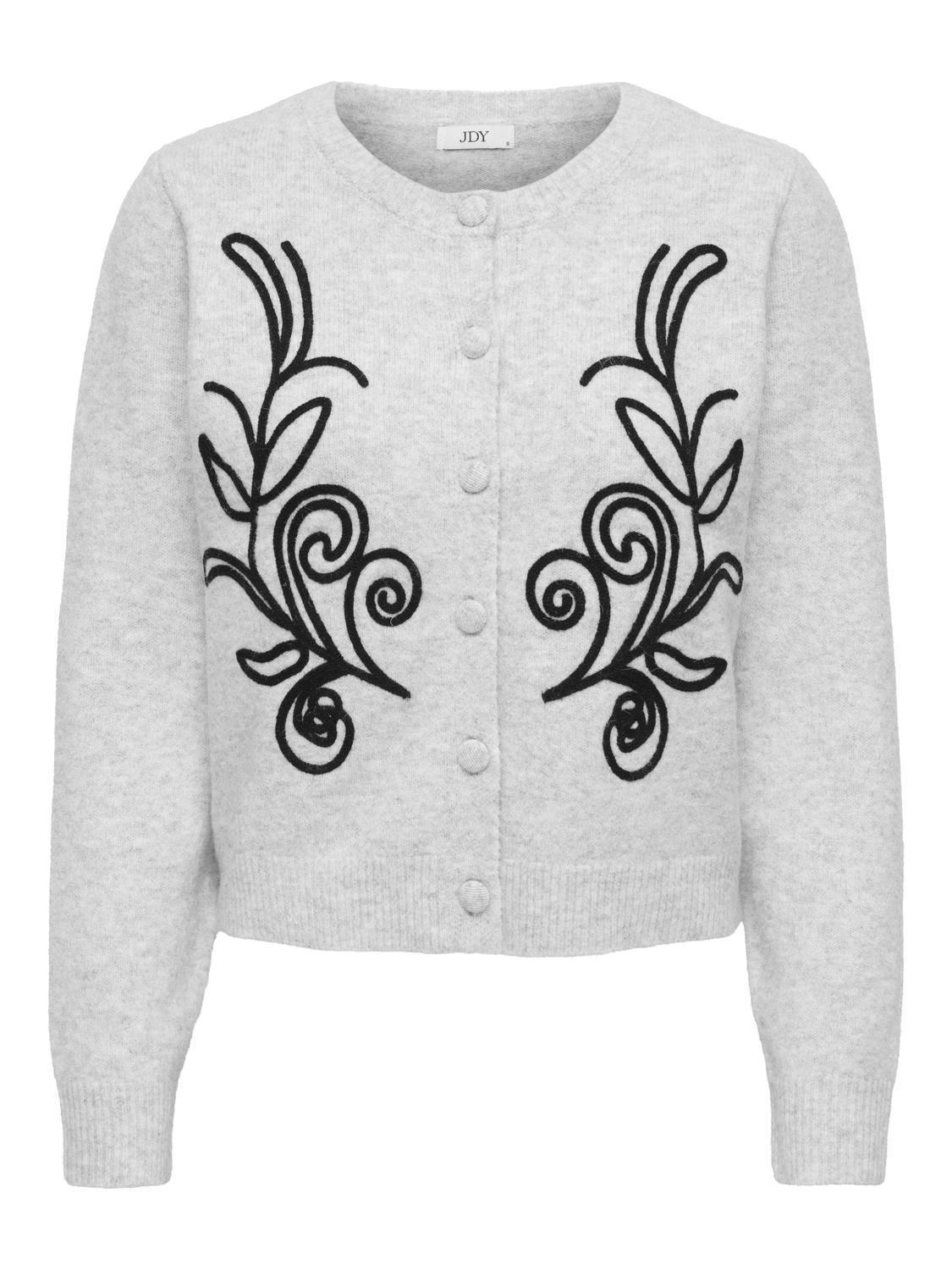JDYJELLA L/S EMB CARDIGAN KNT - 3