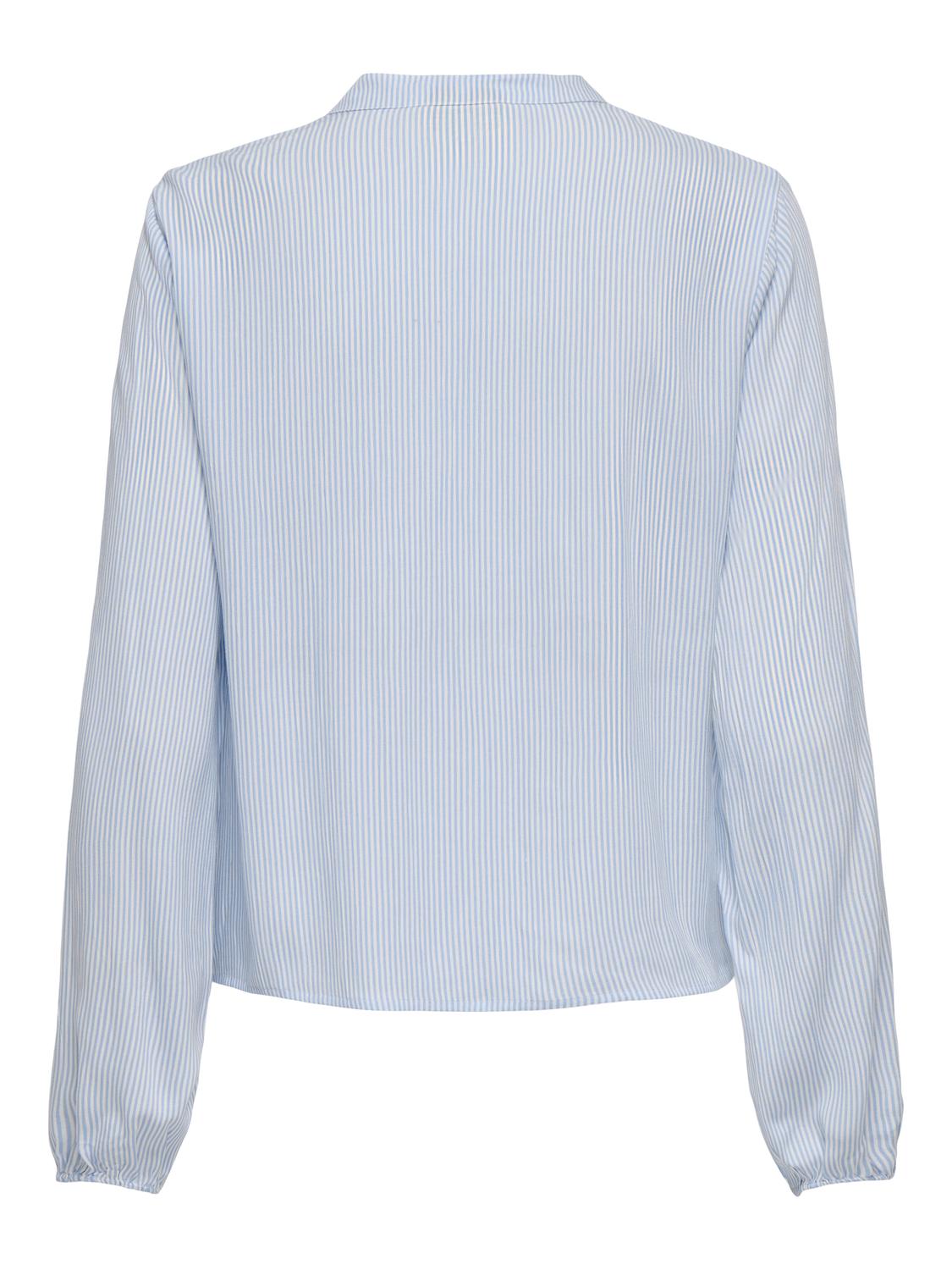 ONLLENNYO LS EMBROID V-NECK TOP NOOS WVN - 7