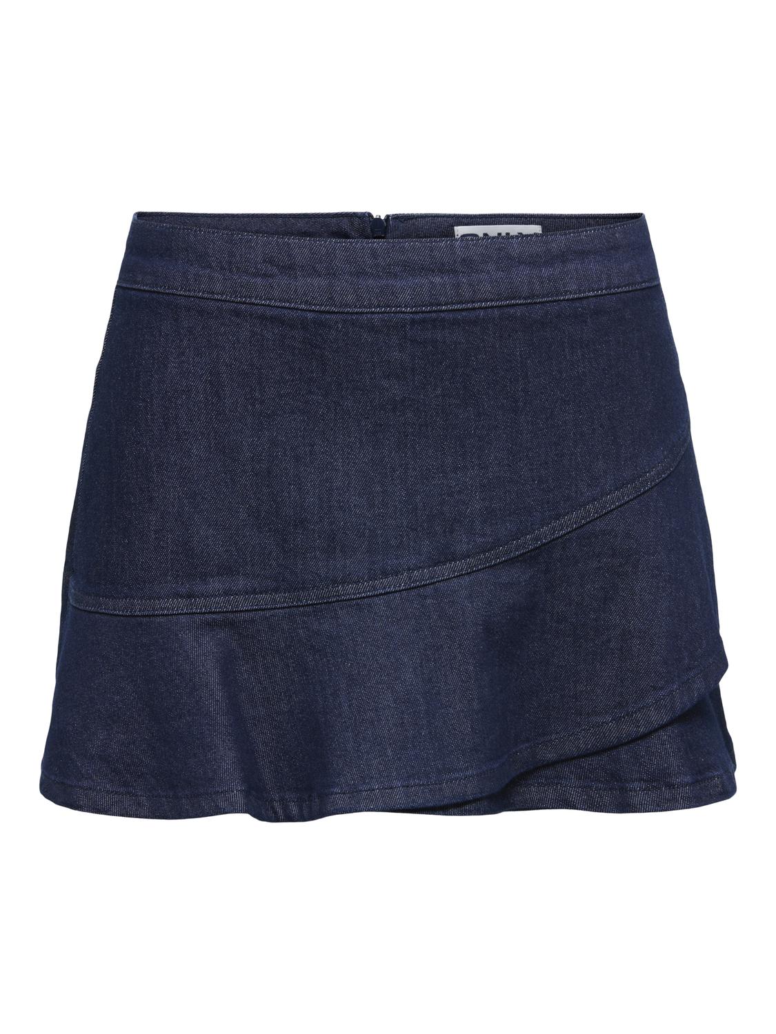 ONLRANJA REG FRILL DNM SKORT GUA