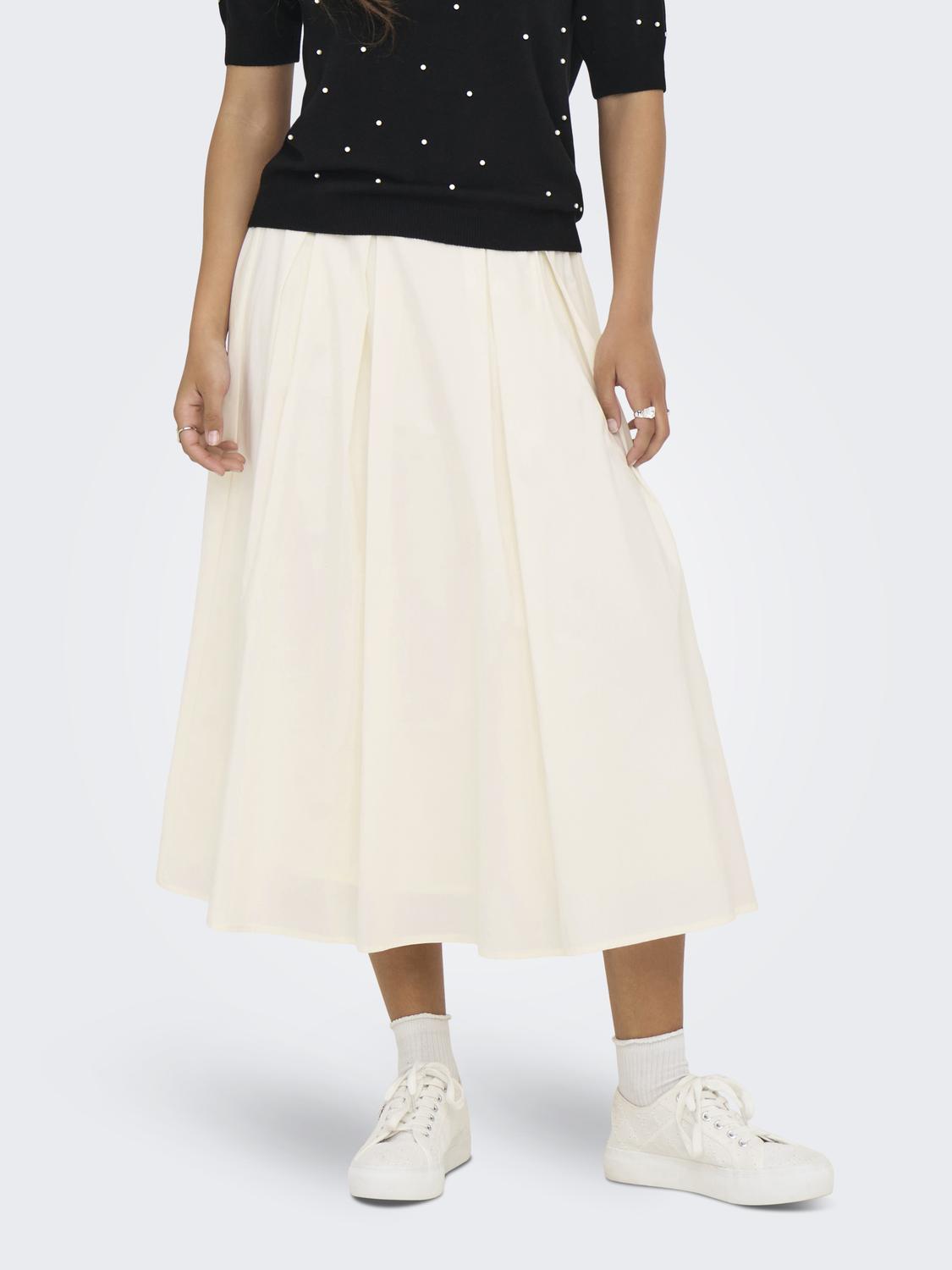 ONLMAILA LONG PLEAT SKIRT WVN