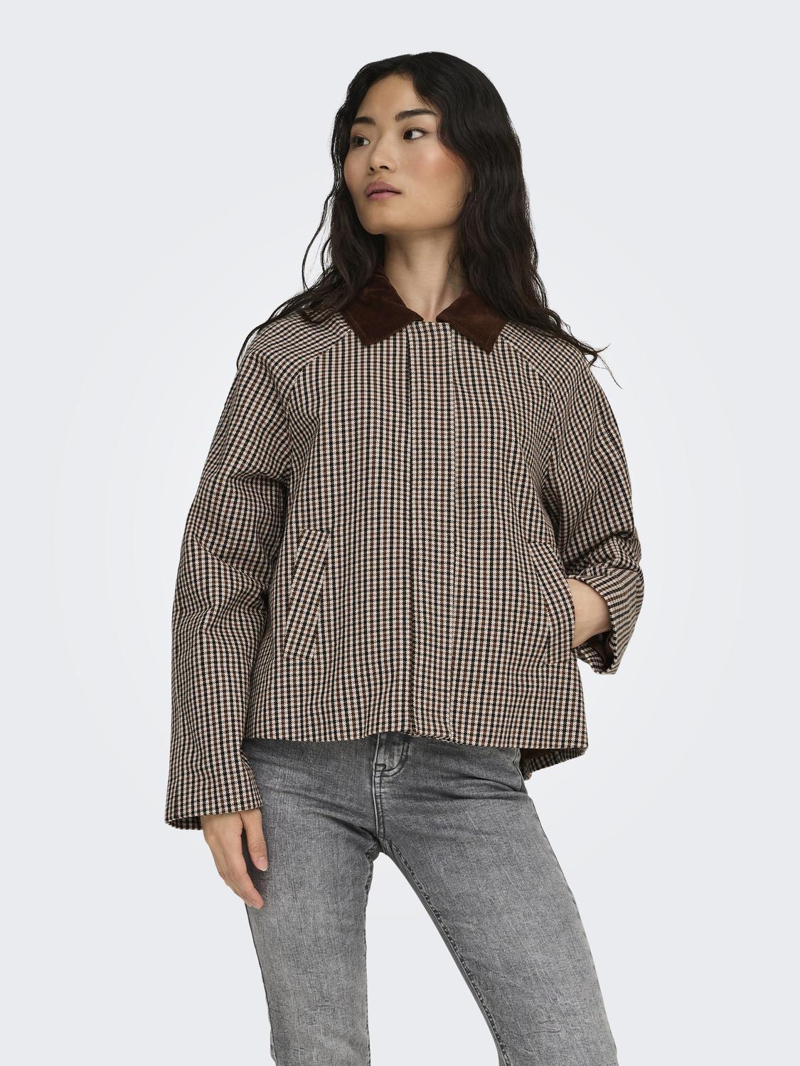 ONLMANILLA CHECK JACKET OTW