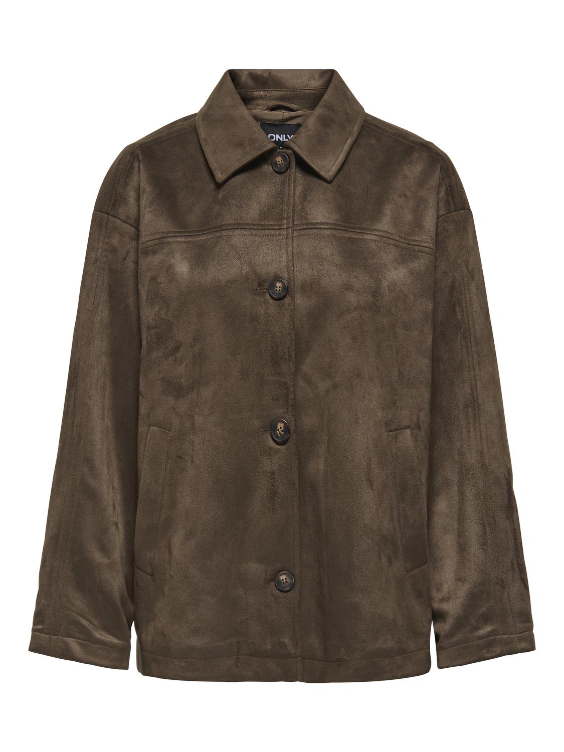ONLCAROLINA FAUX SUEDE JACKET CC OTW - 3