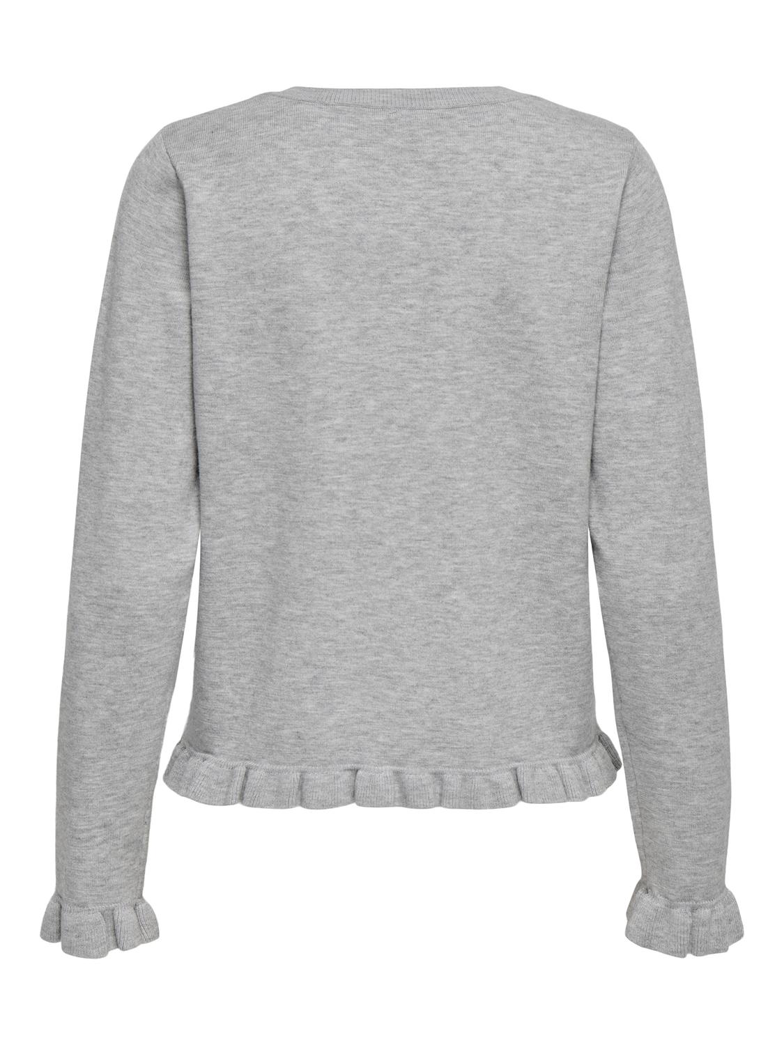 ONLCINDEREL LS FRILL CARDIGAN EX KNT - 7