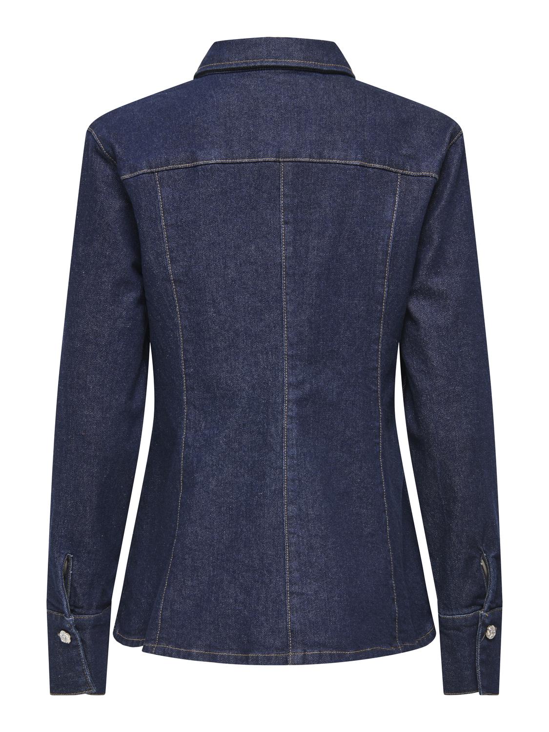 ONLROSIE L/S FITTED DNM JACKET GUA - 7