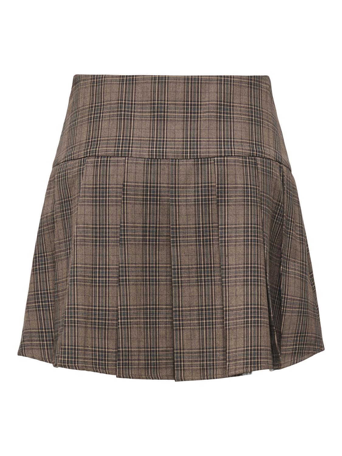 ONLTARY CHECK PLEAT SKIRT TLR - 2
