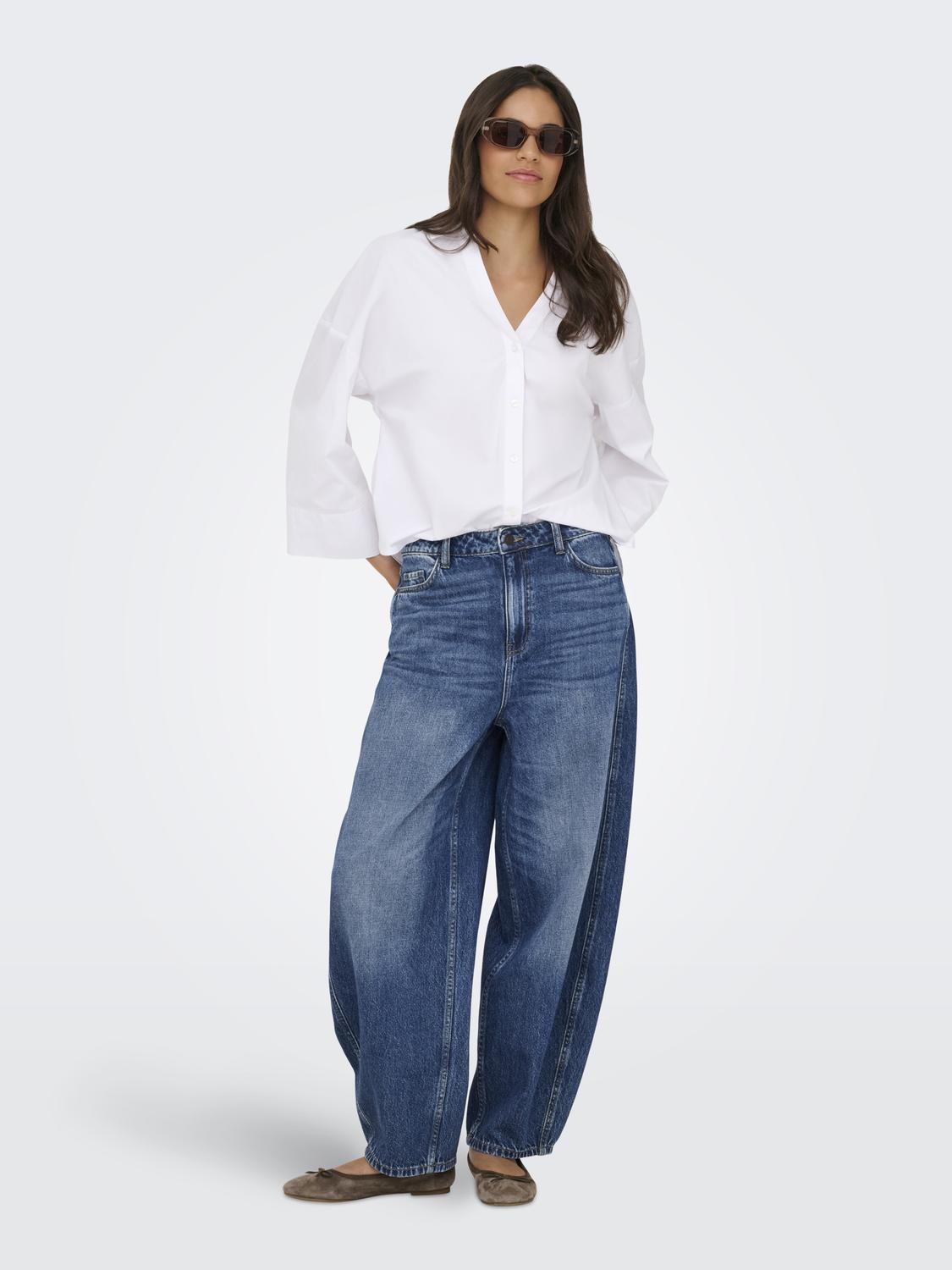 JDYSUSIE MW BARREL MB JEANS DNM NOOS
