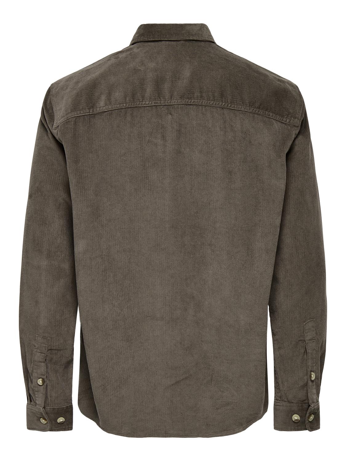 ONSALP 2PKT WASHD CORD LS SHIRT NOOS - 7