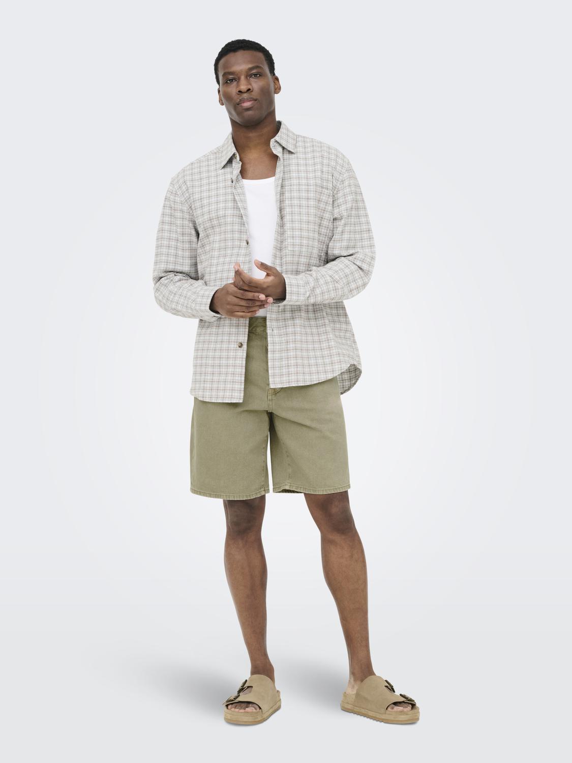 ONSEDGE SAND 7981 TAI DNM SHORTS NOOS - 6