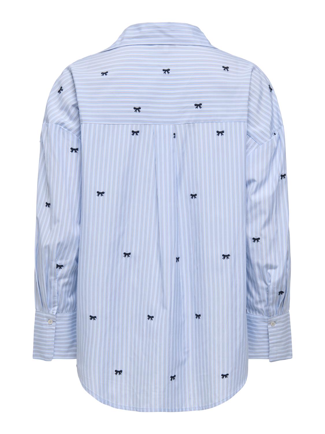 ONLOREGON ZEIDI LS BOW SHIRT NOOS WVN - 7