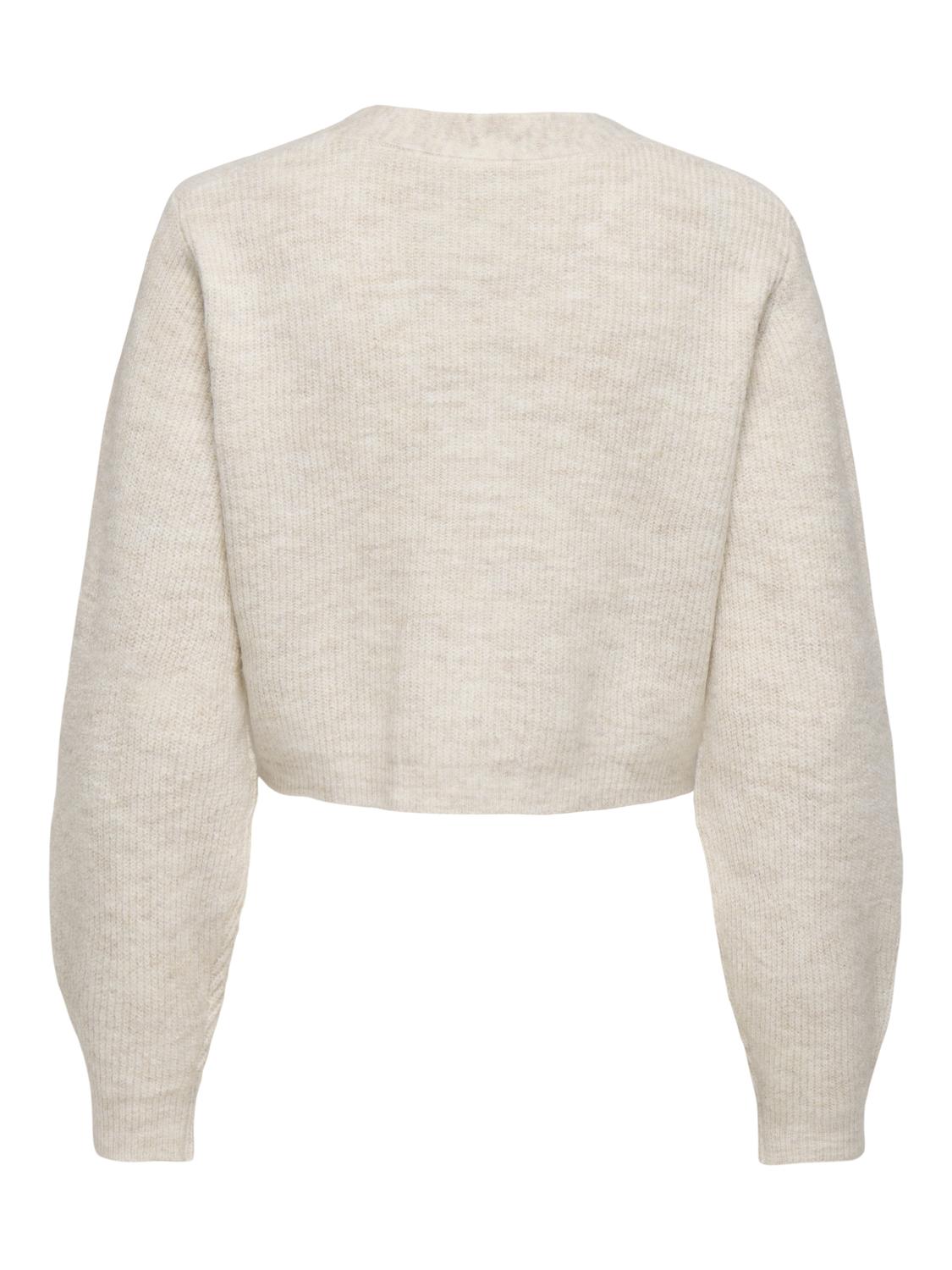 STUANNA Feminin strikket cardigan med V-hals og lange ermer - 2