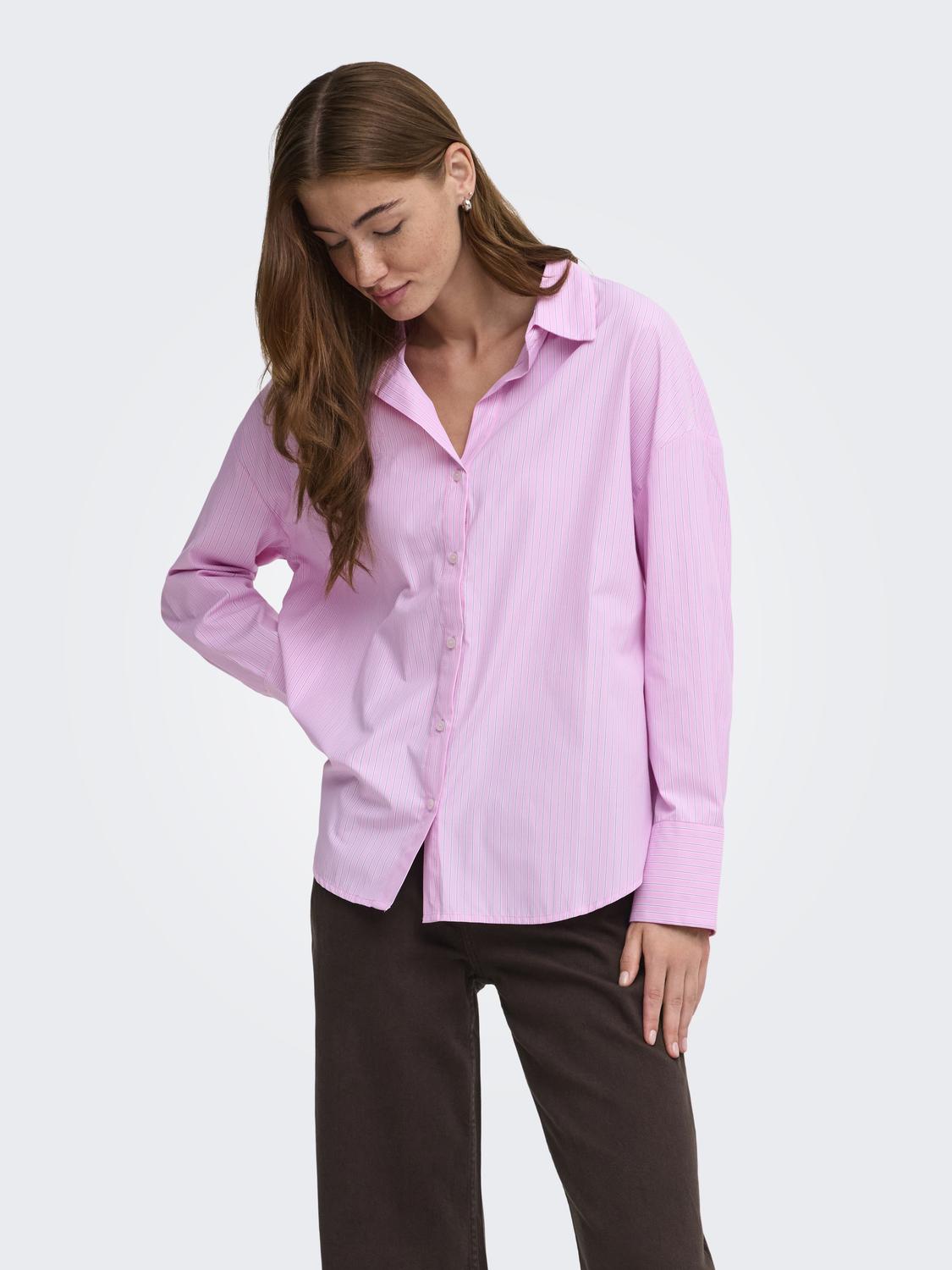 ONLOREGON ALVA LS REG SHIRT NOOS WVN