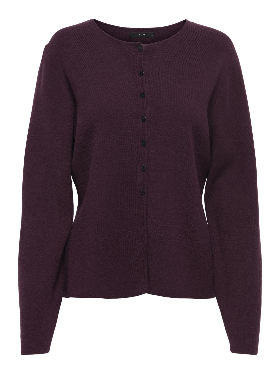 PGHOLLY L/S BUTTON CARDIGAN KNT