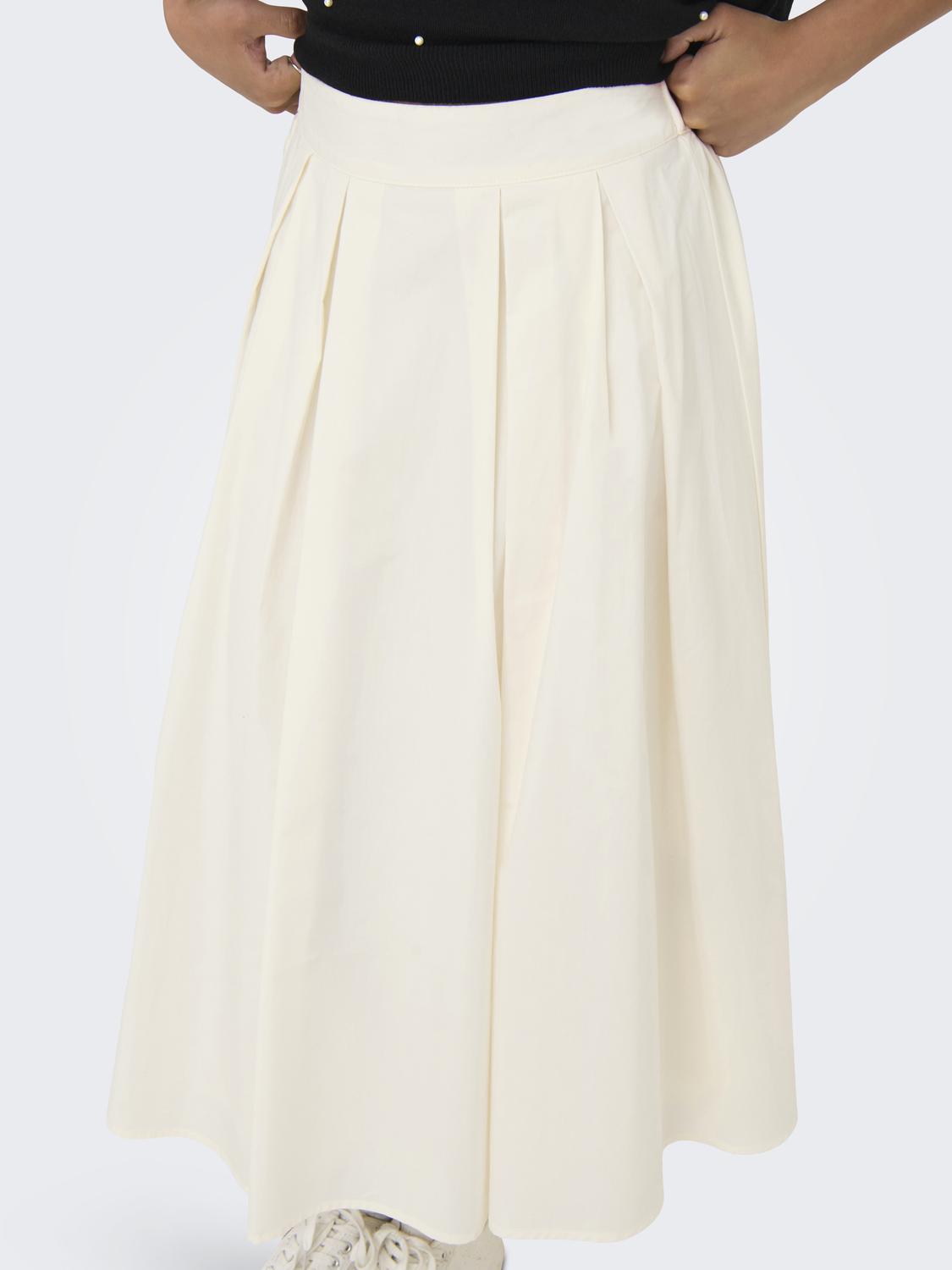 ONLMAILA LONG PLEAT SKIRT WVN - 4