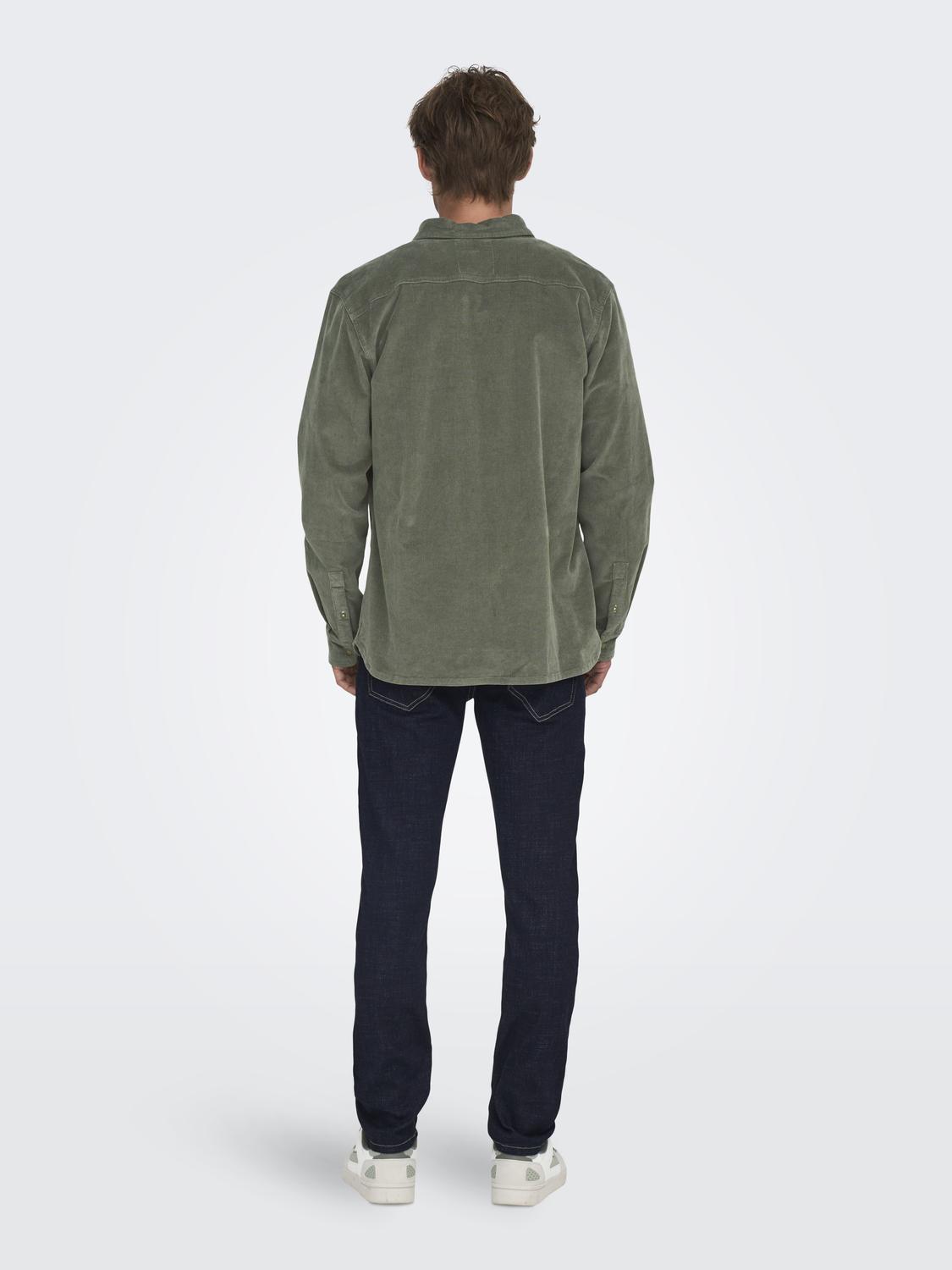 ONSMICHAEL 18W REG CORD STRETCH LS NOOS - 2