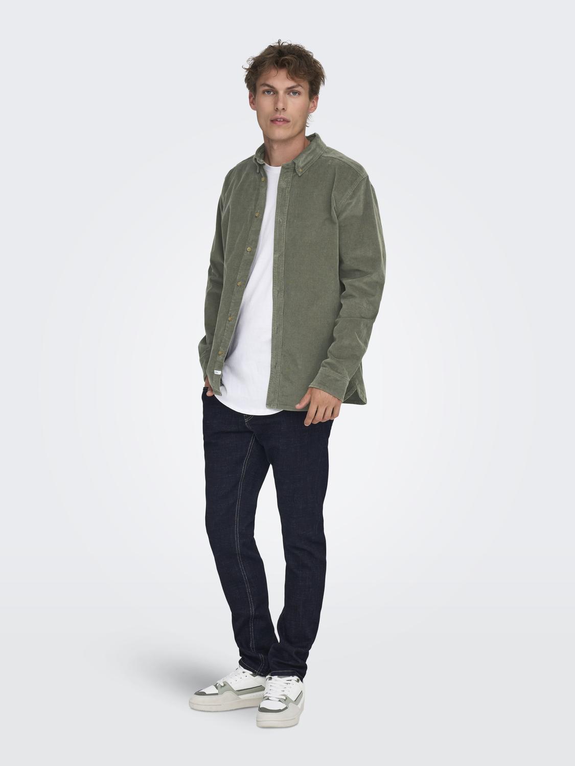 ONSMICHAEL 18W REG CORD STRETCH LS NOOS - 6