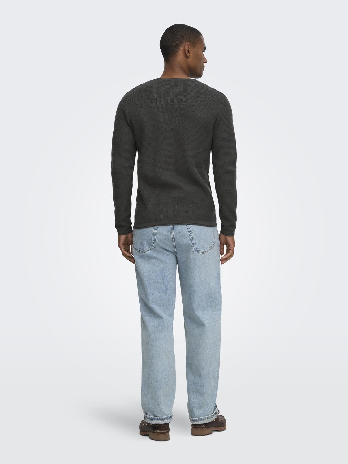 ONSERIC REG 12 STRUC CREW KNIT NOOS