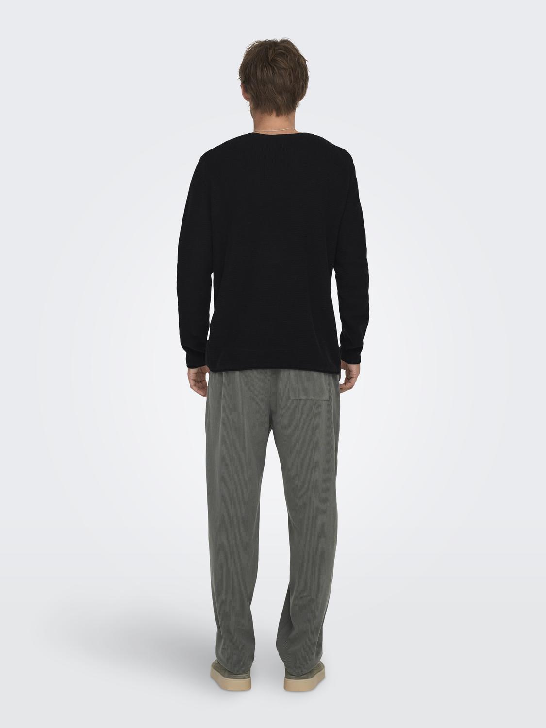 ONSERIC REG 12 STRUC CREW KNIT NOOS - 2
