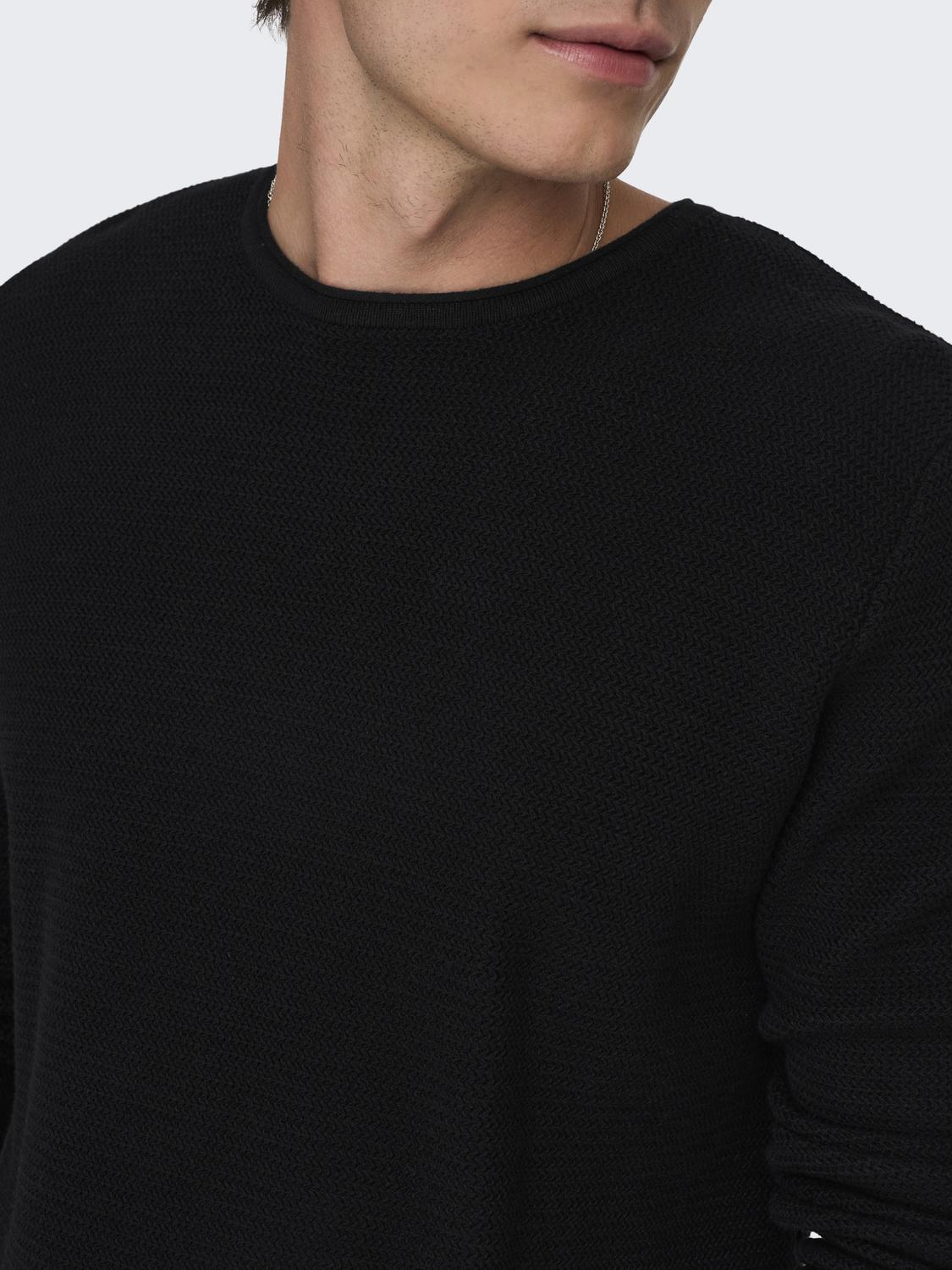 ONSERIC REG 12 STRUC CREW KNIT NOOS - 4